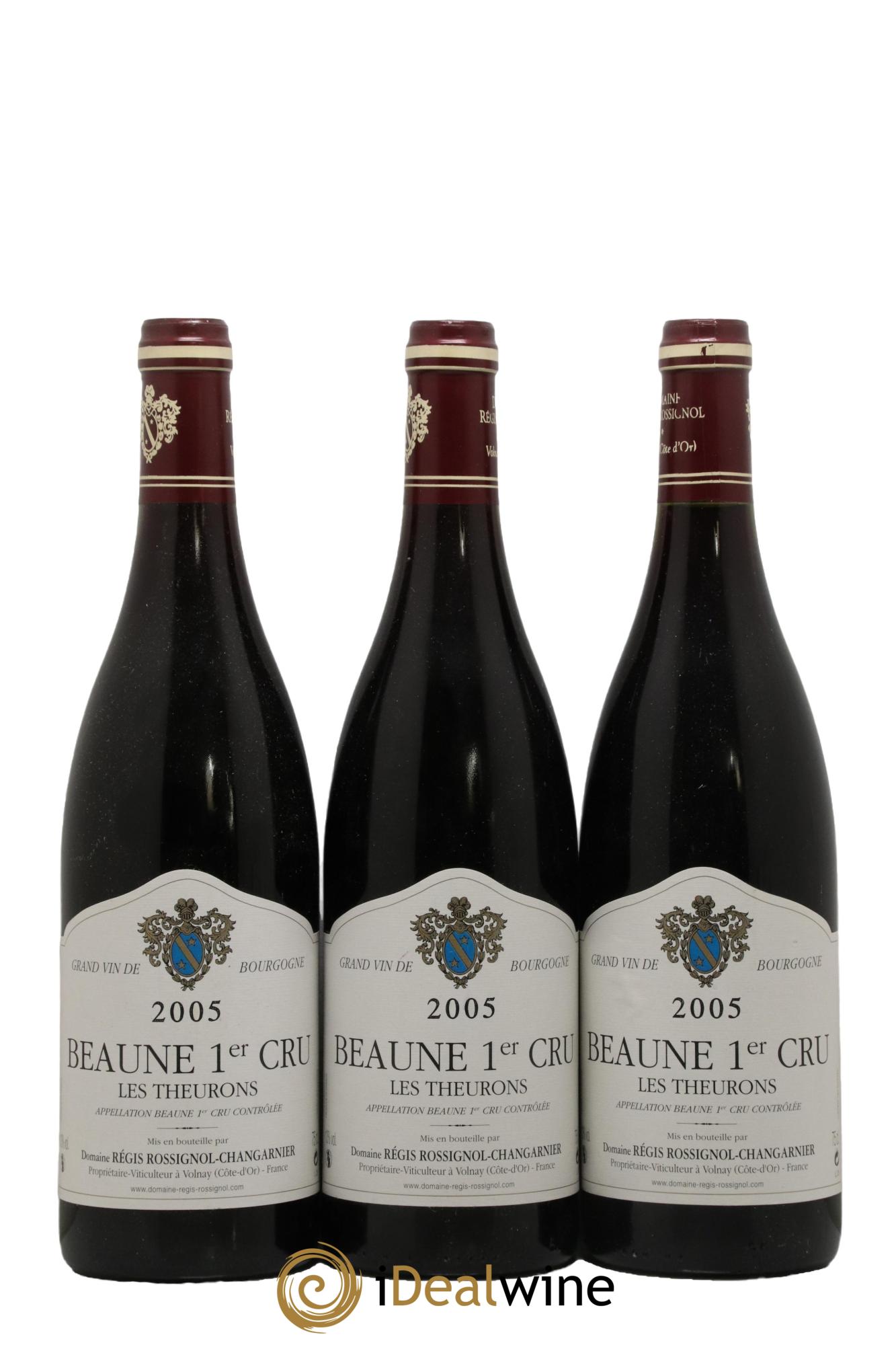 Beaune 1er Cru Les Theurons Rossignol-Changarnier 2005 - Lot de 12 bouteilles - 3