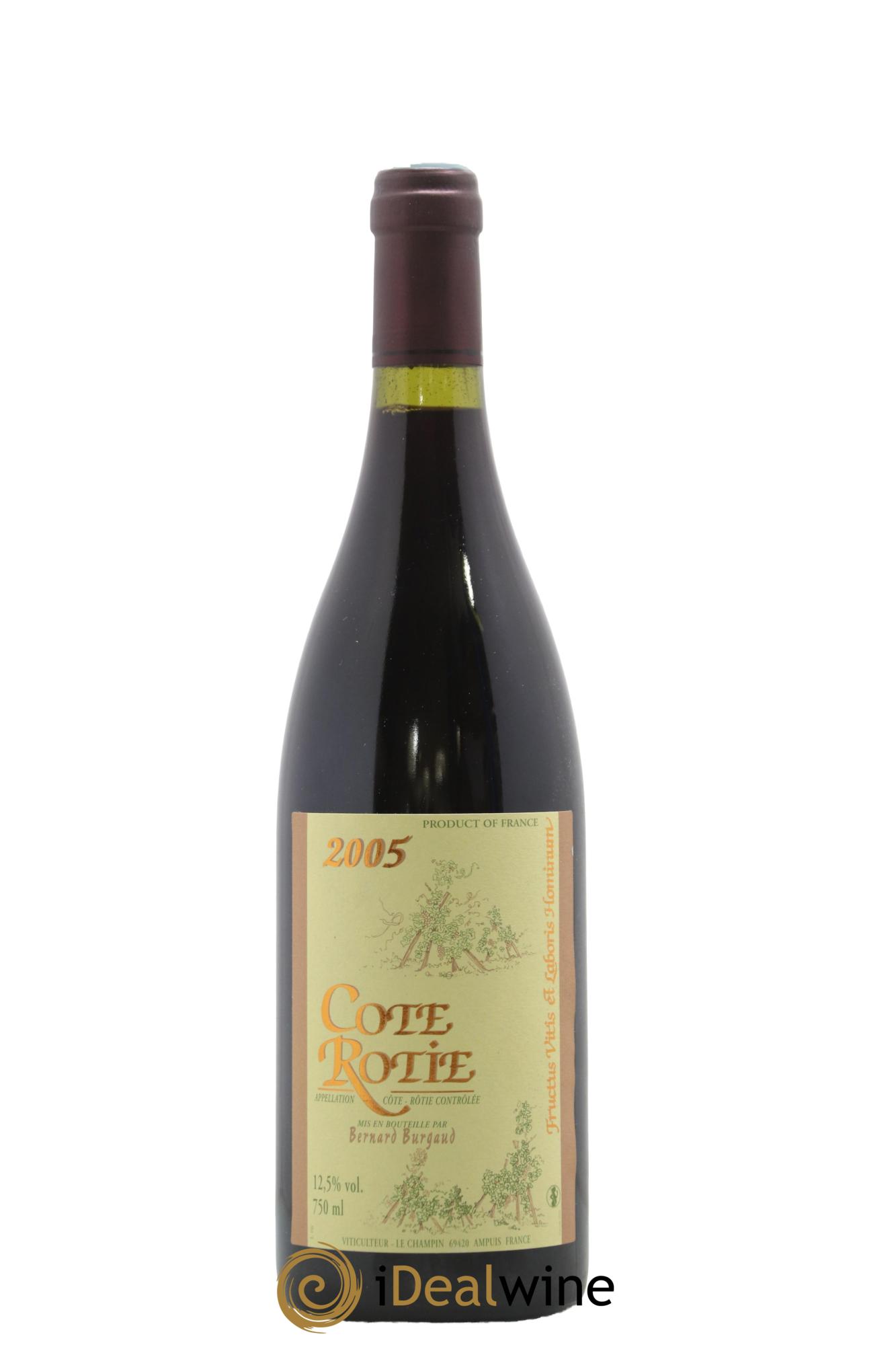 Côte-Rôtie Bernard Burgaud 2005 - Posten von 1 Flasche - 0