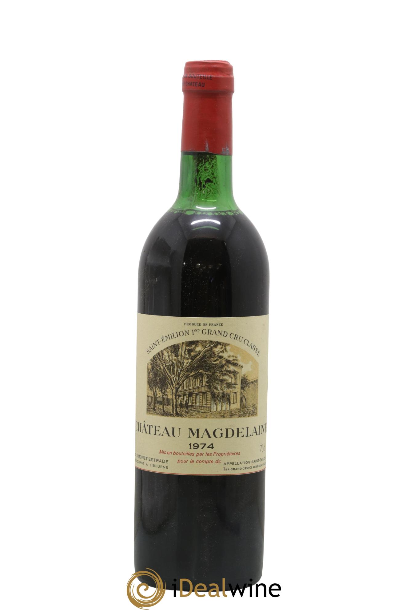 Château Magdelaine 1974 - Lot of 1 bottle - 0