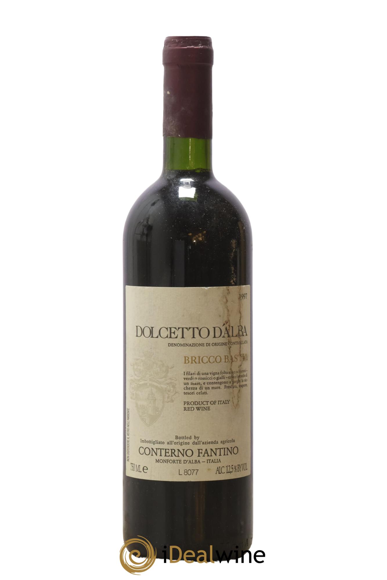 Dolcetto d'Alba DOC Bricco Bastia Conterno Fantino 1997 - Lotto di 1 bottiglia - 0