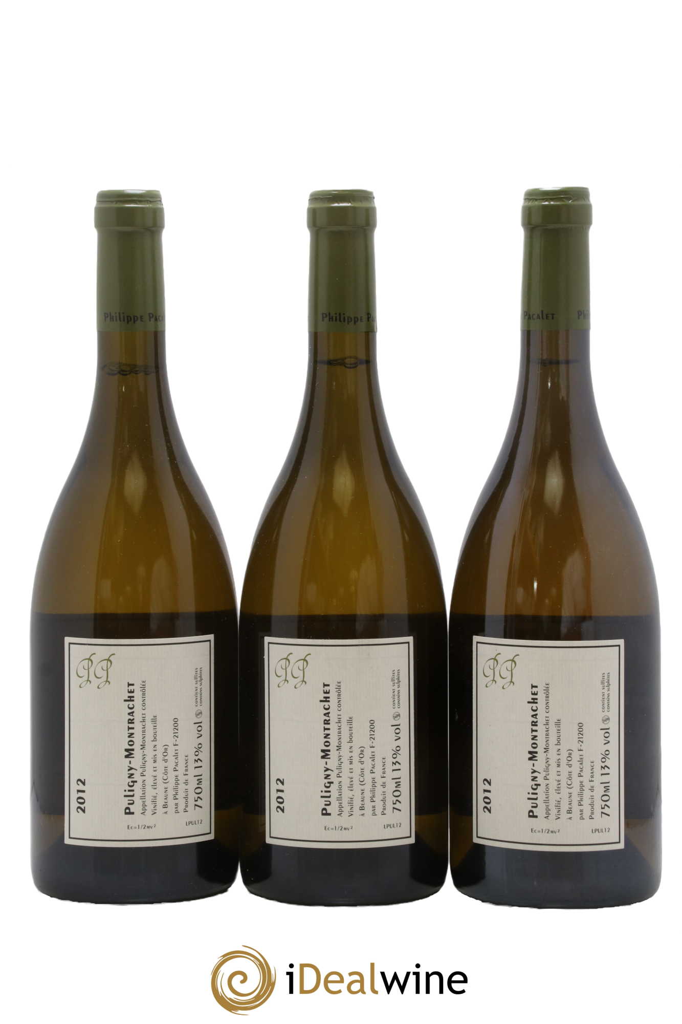 Puligny-Montrachet Philippe Pacalet 2012 - Lot de 3 bouteilles - 1