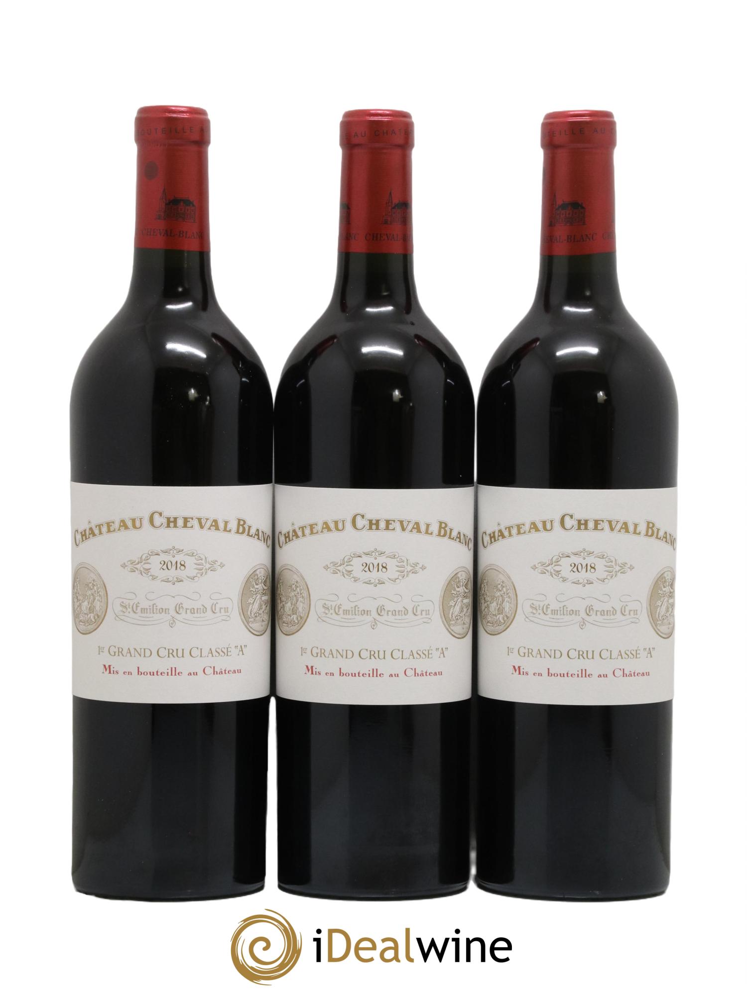 Château Cheval Blanc 1er Grand Cru Classé A 2018 - Lot de 6 bouteilles - 3