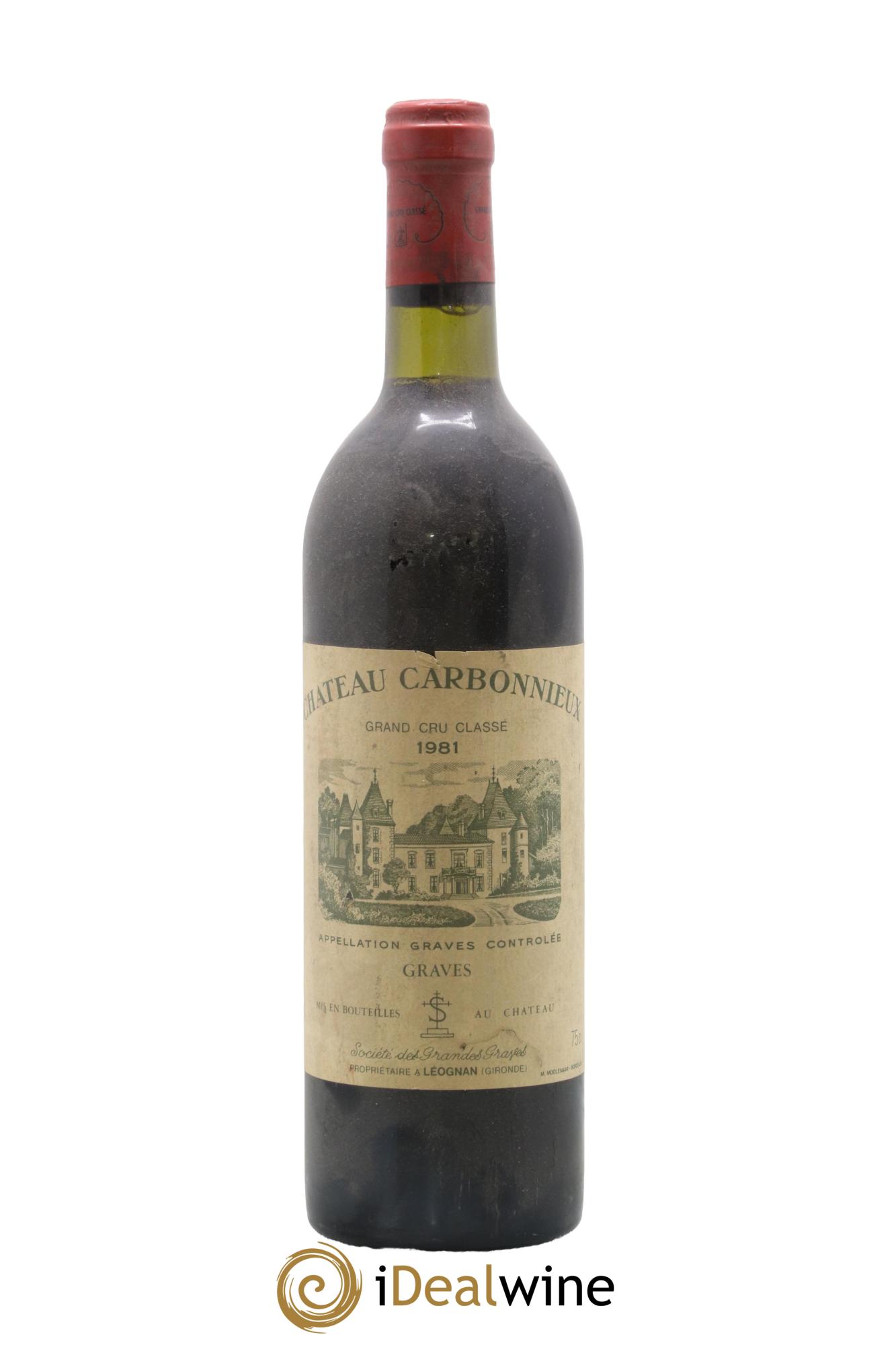 Château Carbonnieux Cru Classé de Graves 1981 - Lot de 1 bouteille - 0