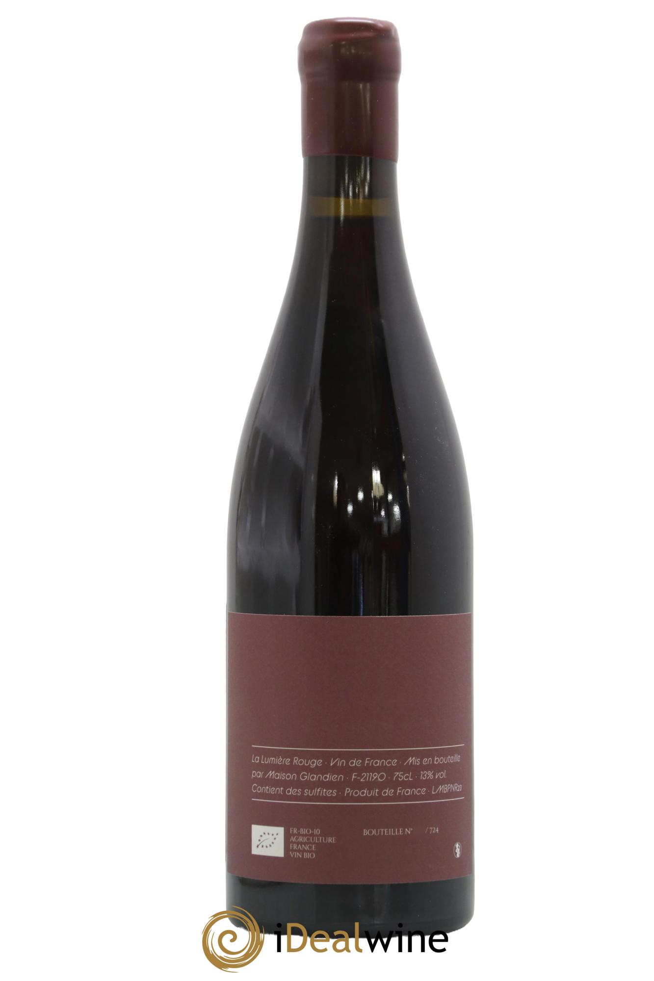 Vin de France La Lumière Maison Glandien L'Origine 2023 - Lot de 1 bouteille - 1