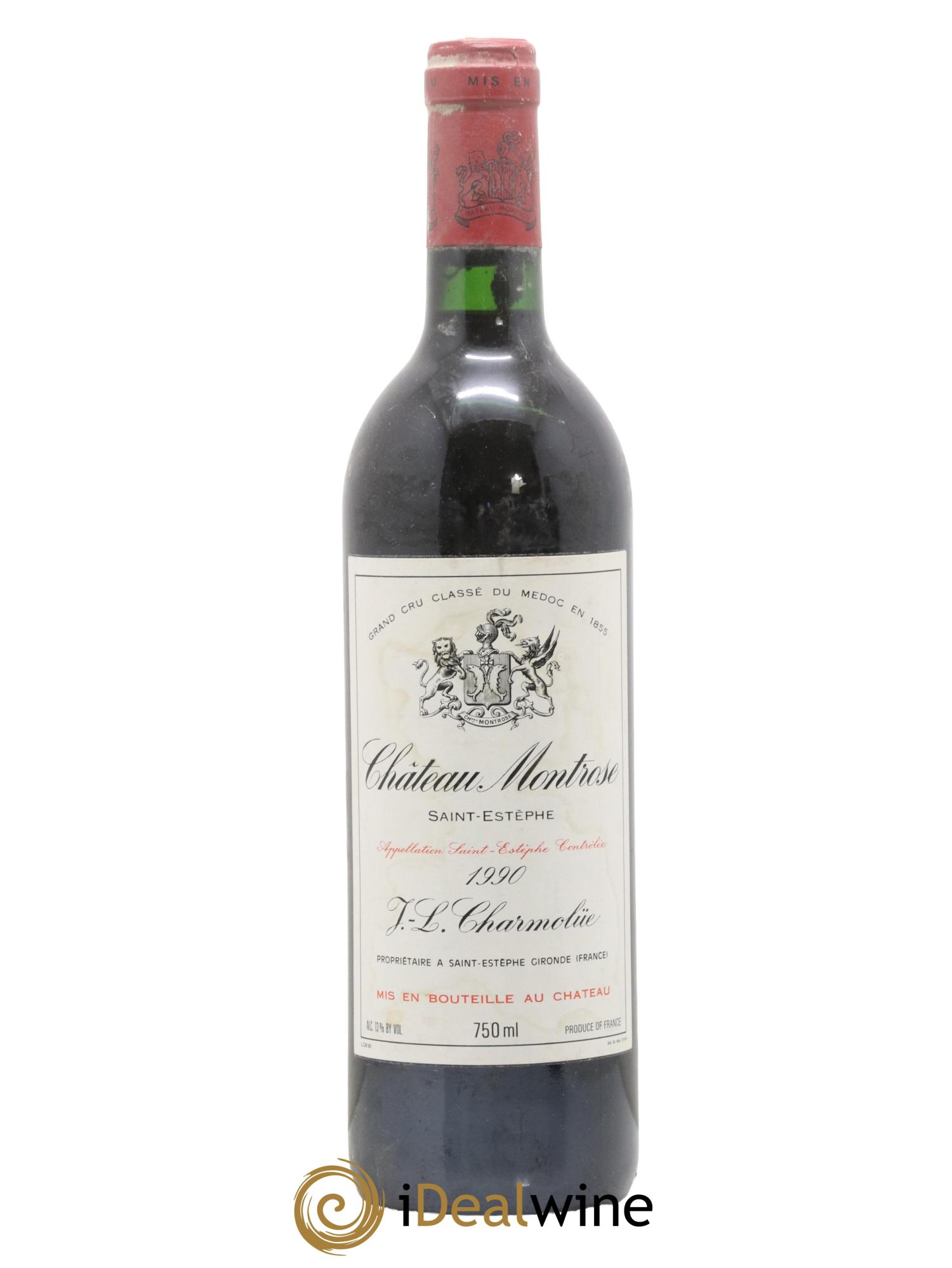 Château Montrose 2ème Grand Cru Classé 1990 - Lot de 1 bouteille - 0