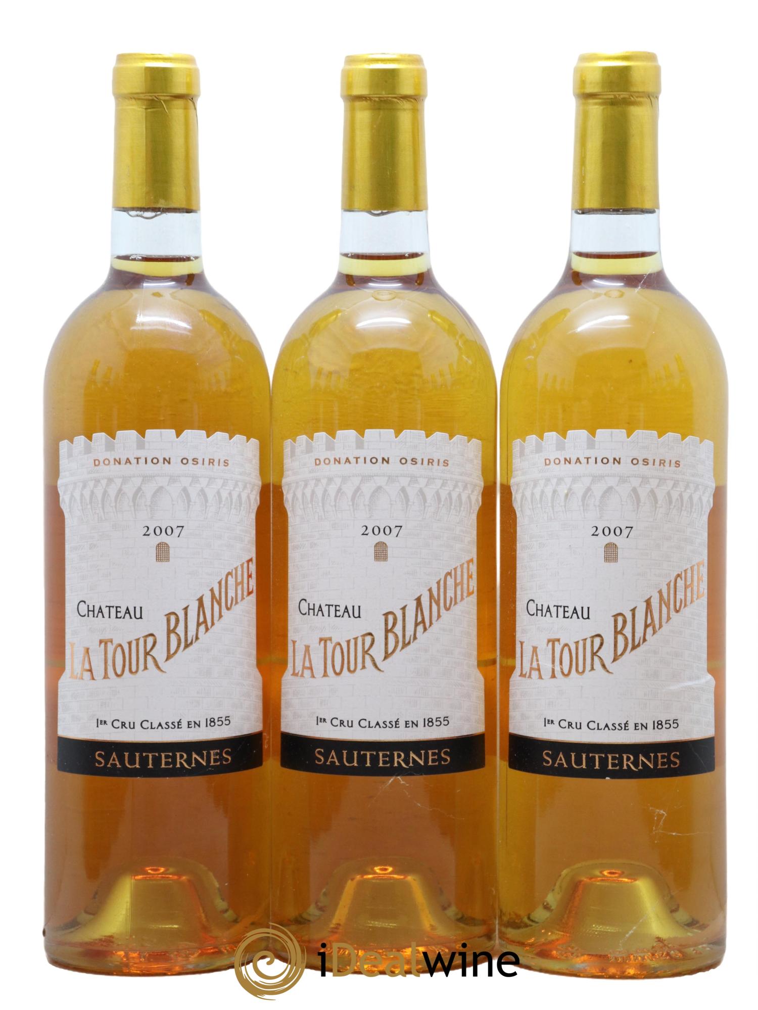 Château la Tour Blanche 1er Grand Cru Classé 2007 - Lot de 12 bouteilles - 1