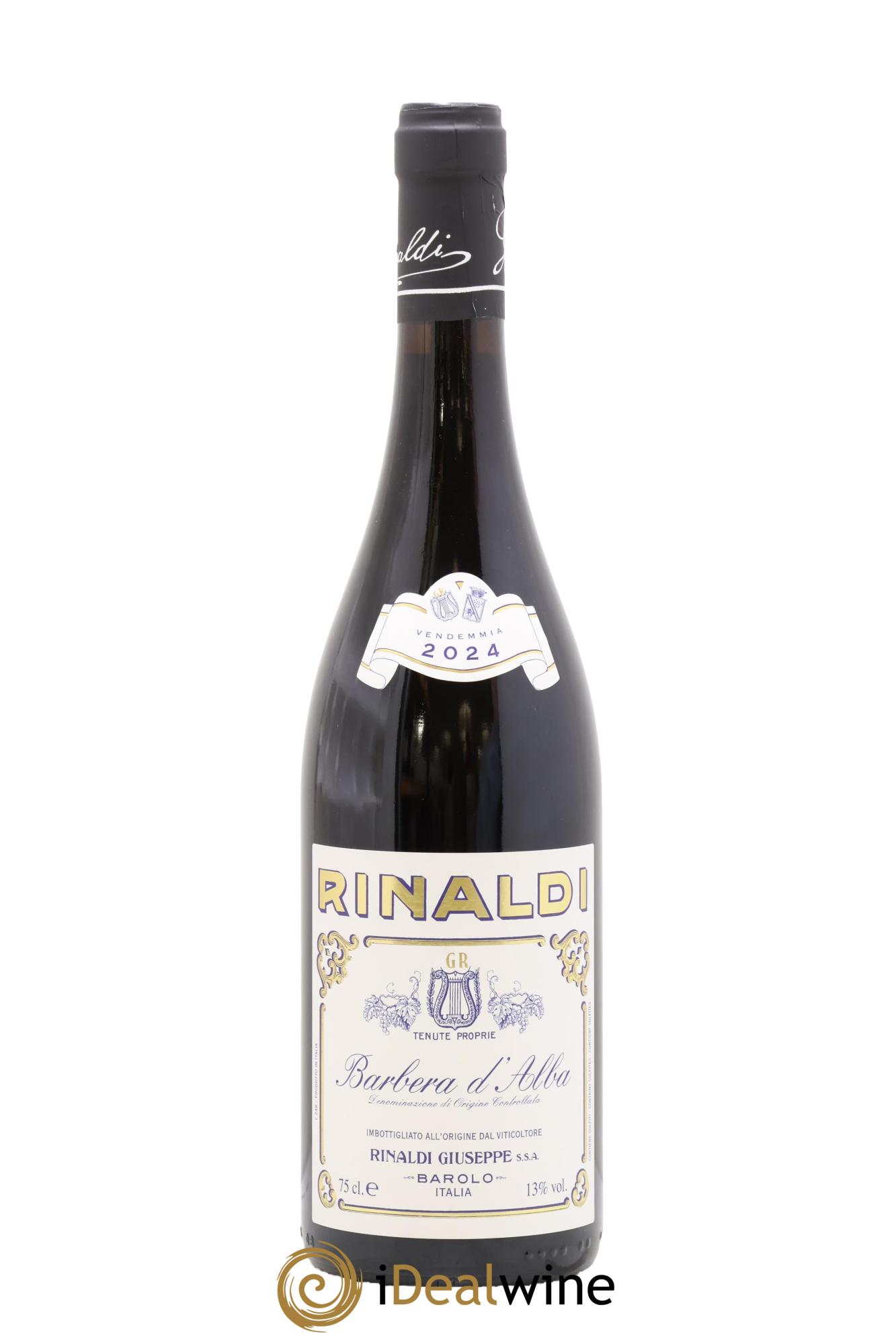 Barbera d'Alba Giuseppe Rinaldi 2024 - Lot de 1 bouteille - 0