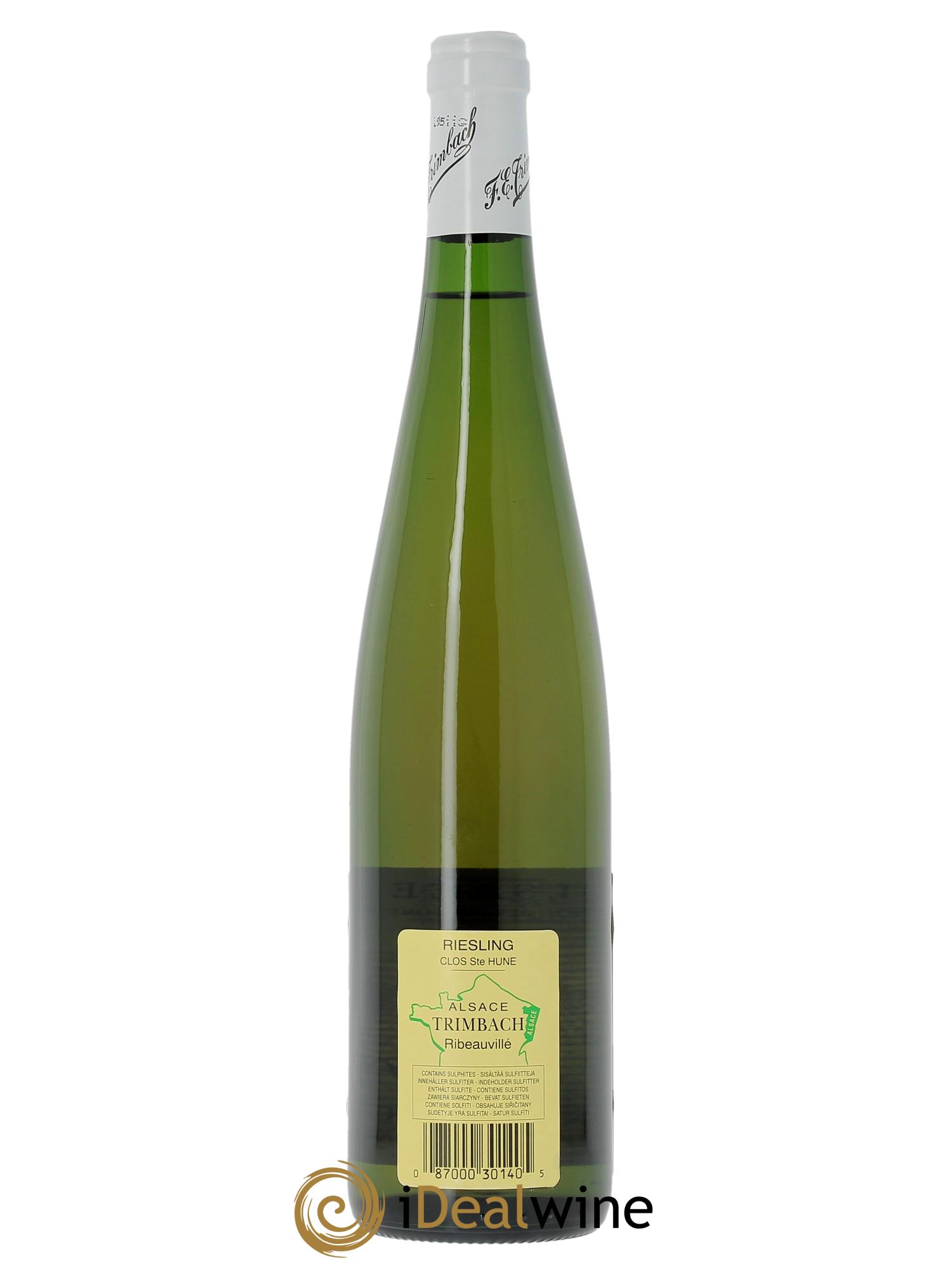 Alsace Riesling Clos Sainte-Hune Trimbach (Domaine)  2001 - Lot de 1 bouteille - 1