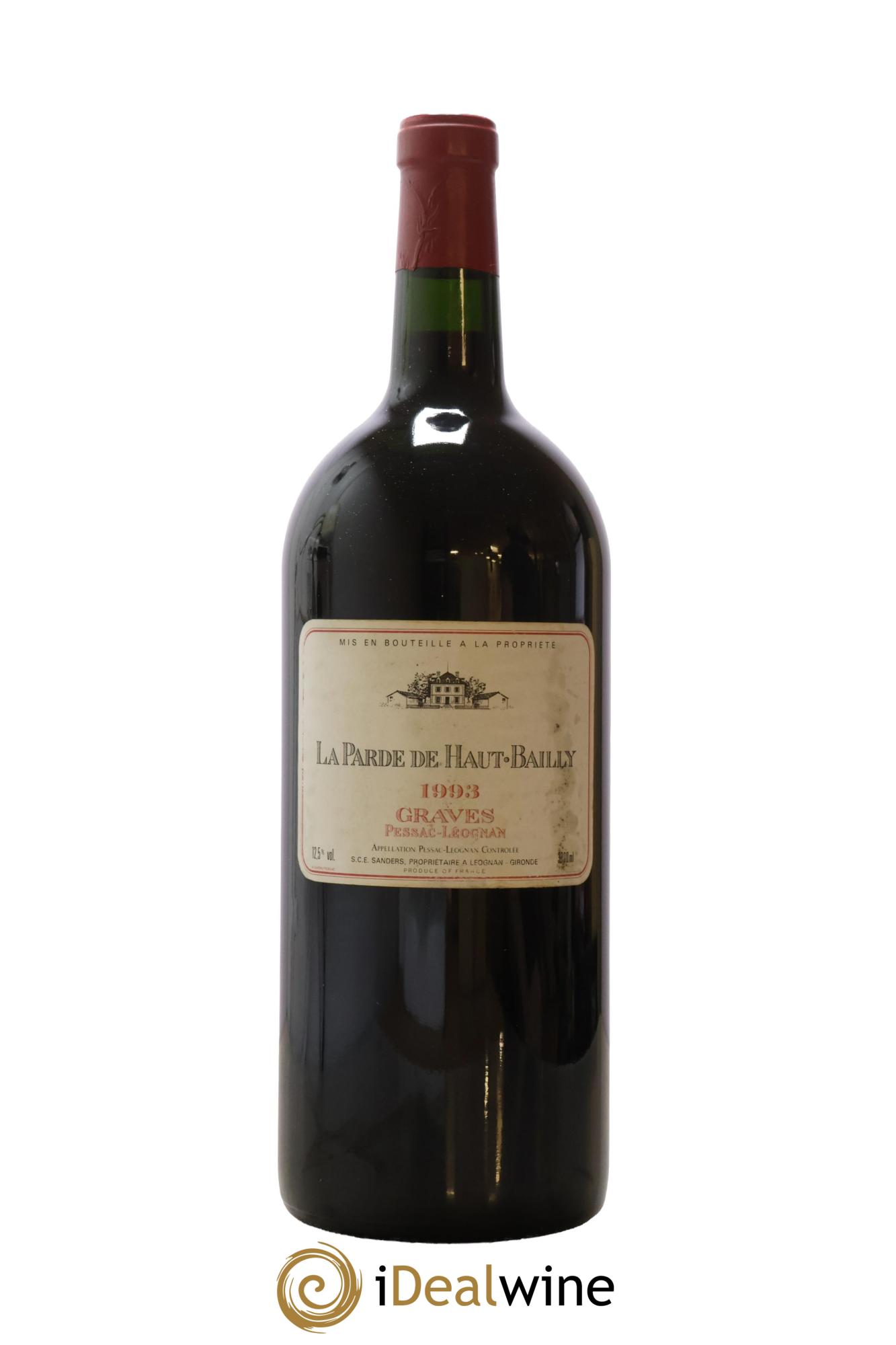 Haut Bailly II (Anciennement La Parde de Haut-Bailly) Second Vin 1993 - Lot de 1 double magnum - 0