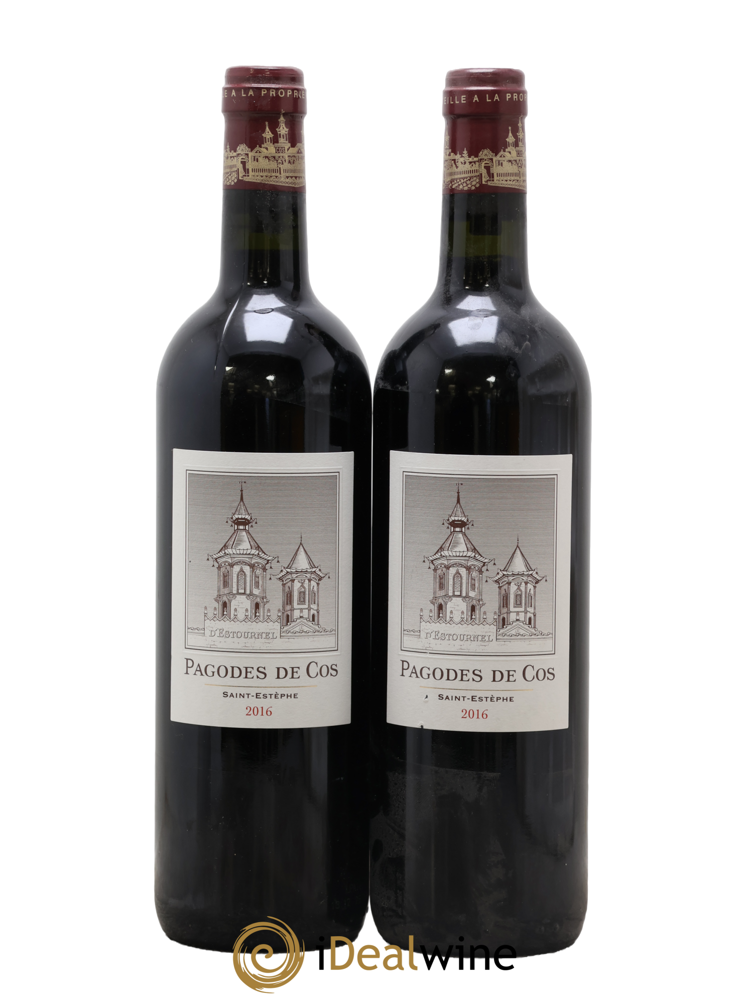 Les Pagodes de Cos Second Vin 2016 - Lot of 2 bottles - 0