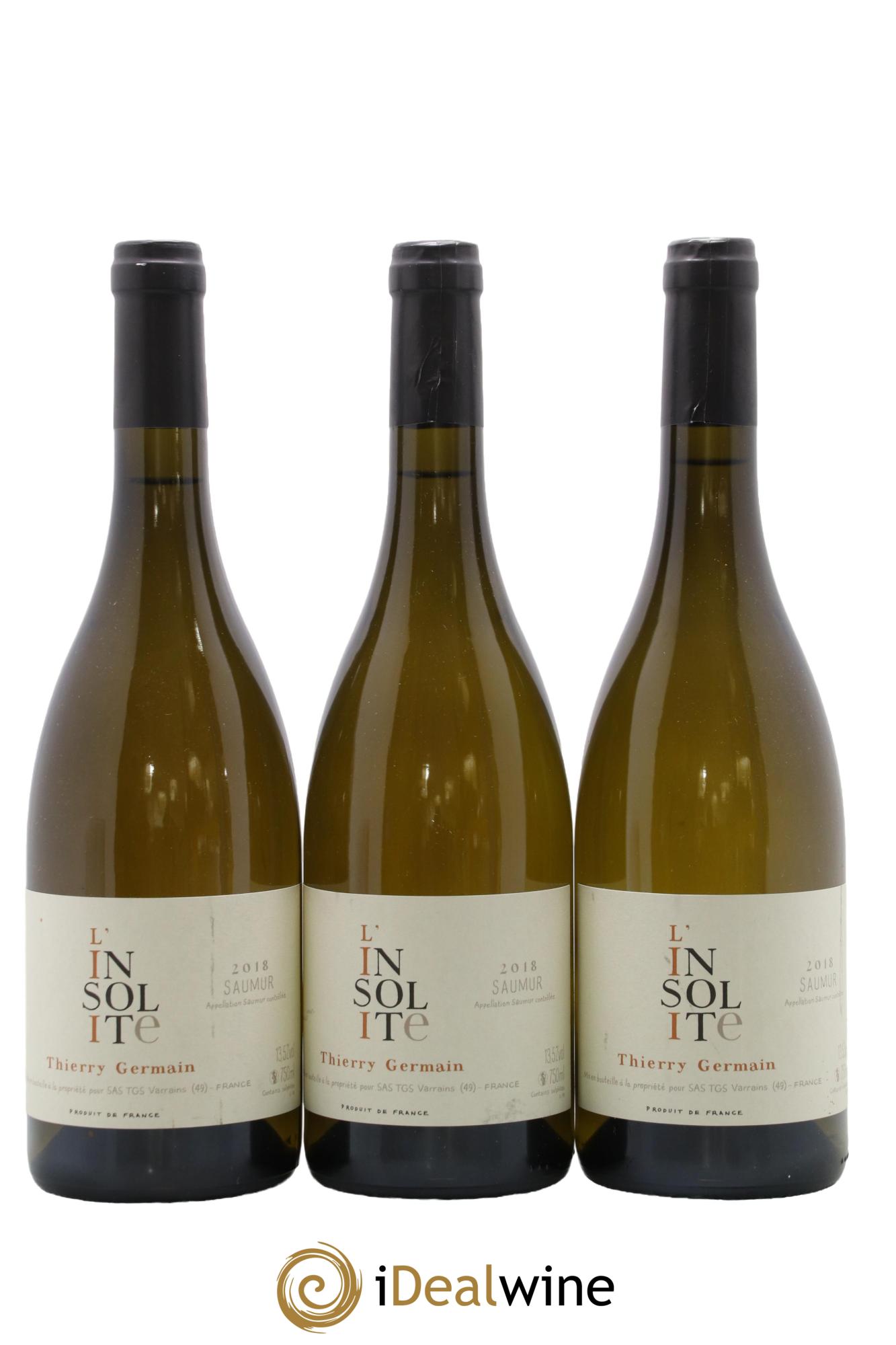 Saumur Insolite Domaine des Roches Neuves - Thierry Germain 2018 - Lot de 3 bouteilles - 0