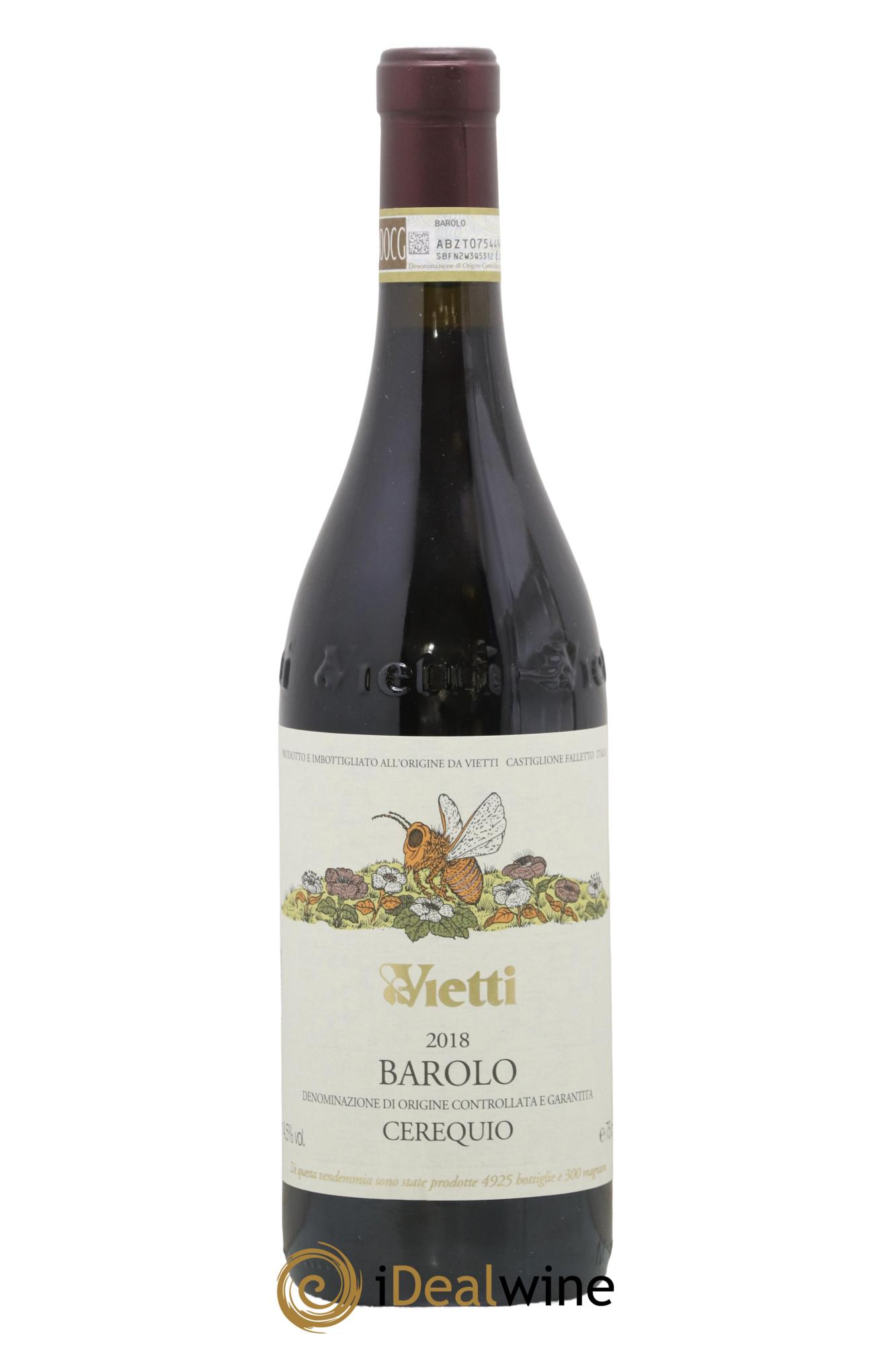 Barolo DOCG Cerequio Vietti 2018 - Posten von 1 Flasche - 0