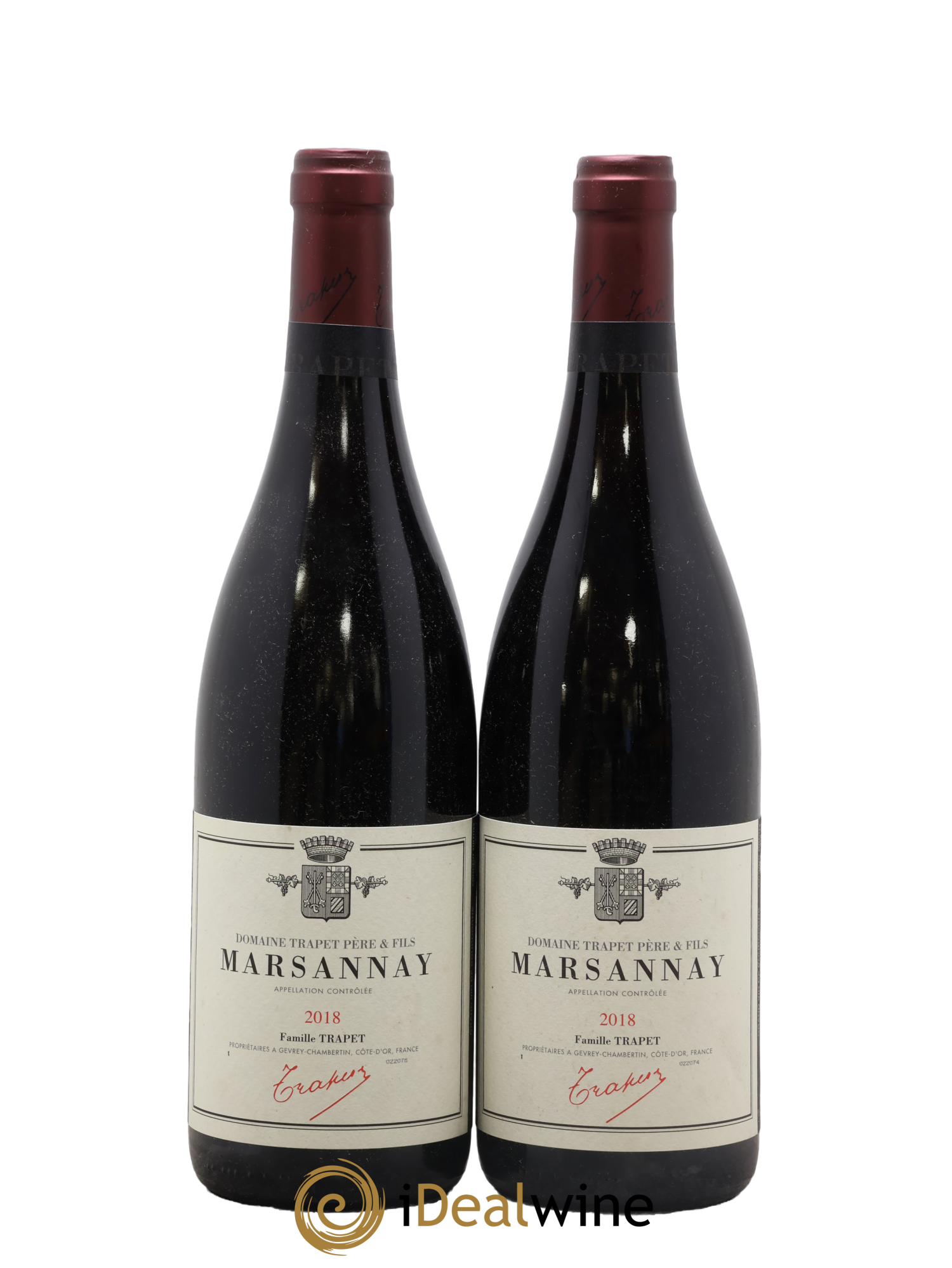 Marsannay Domaine Trapet 2018 - Lot of 2 bottles - 0