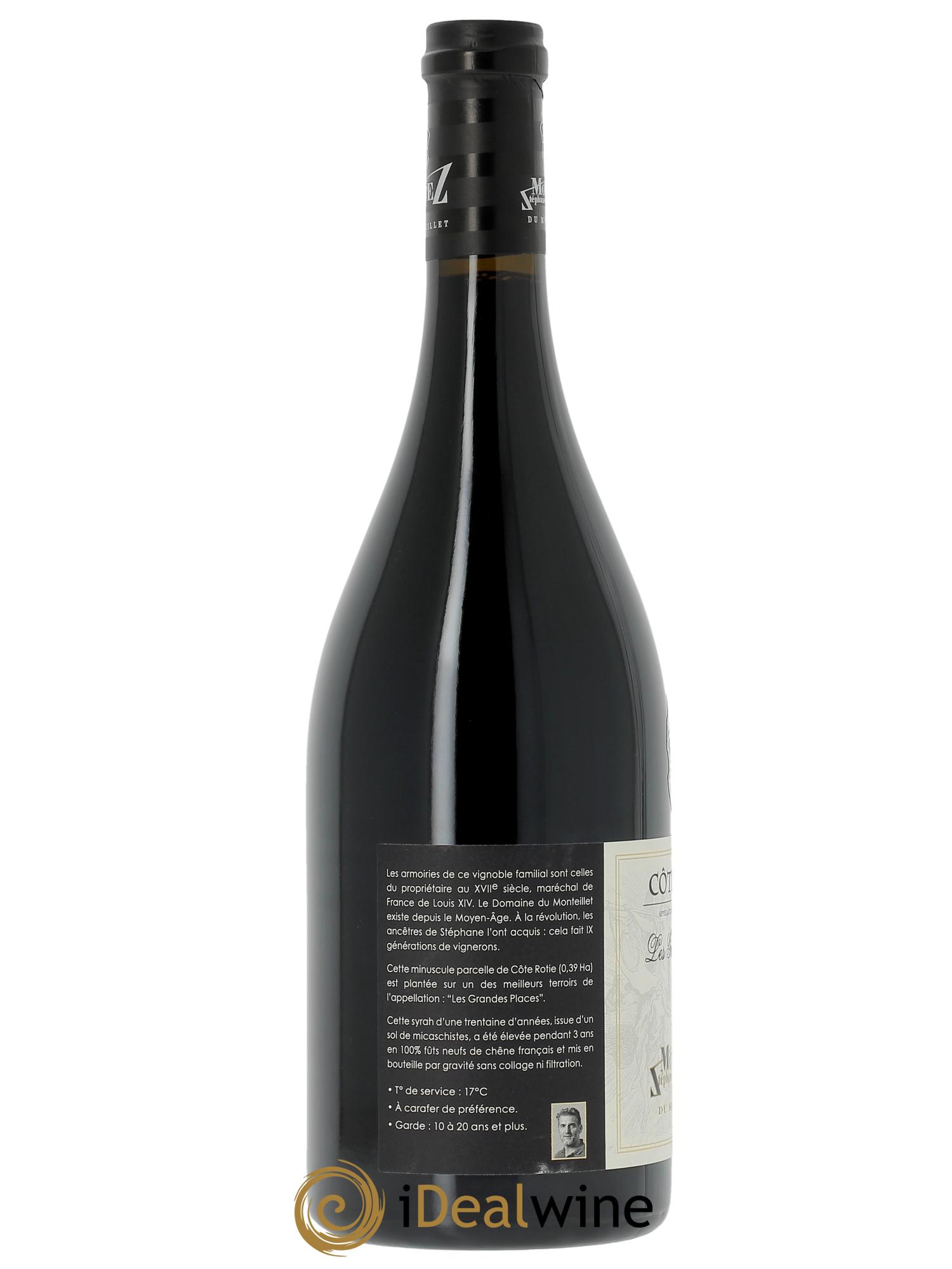 Côte-Rôtie Les Grandes Places Monteillet (Domaine du) - Stéphane Montez 2020 - Lotto di 1 bottiglia - 2