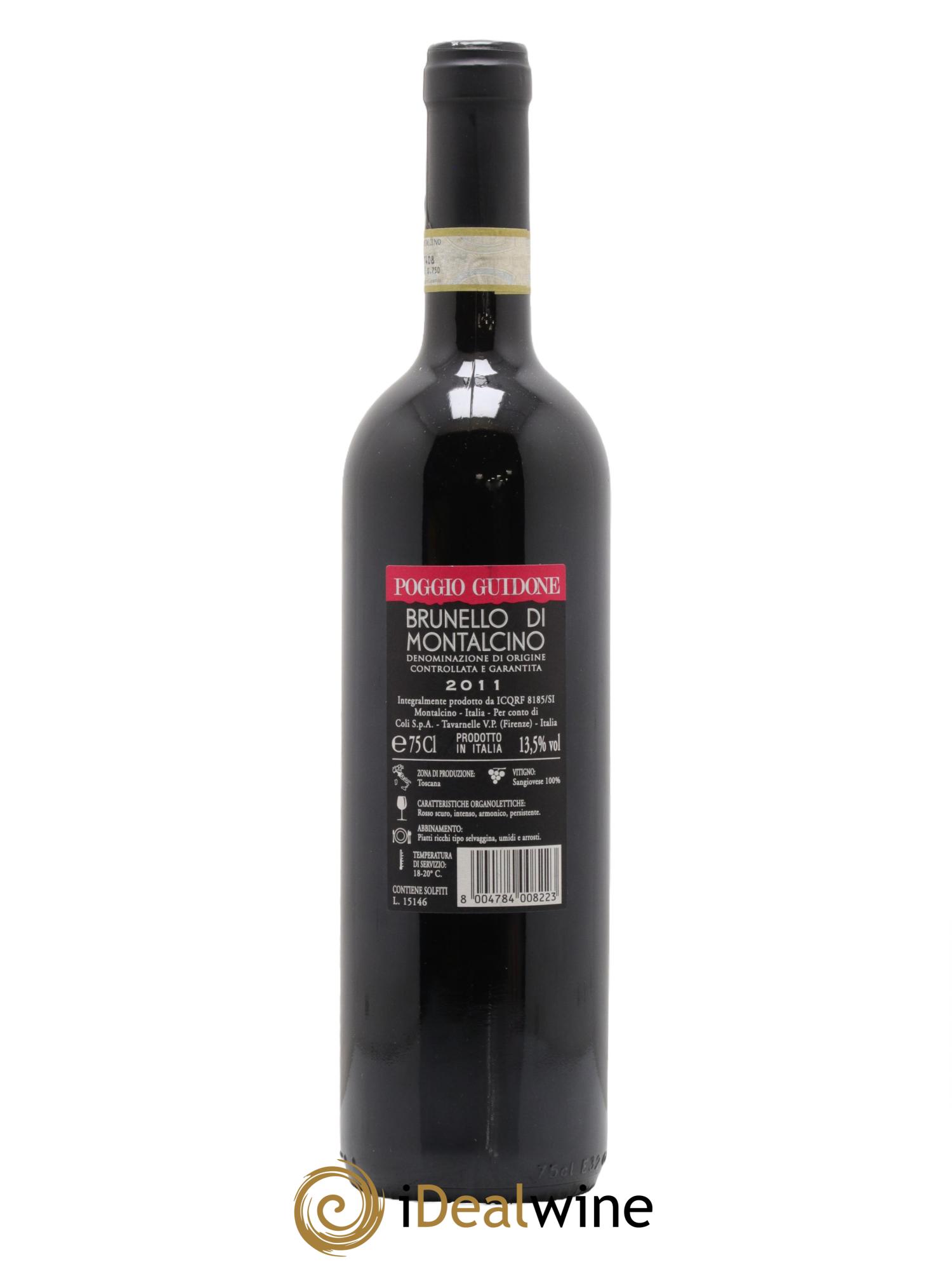 Brunello di Montalcino Poggio Guidone 2011 - Lot de 1 bouteille - 1