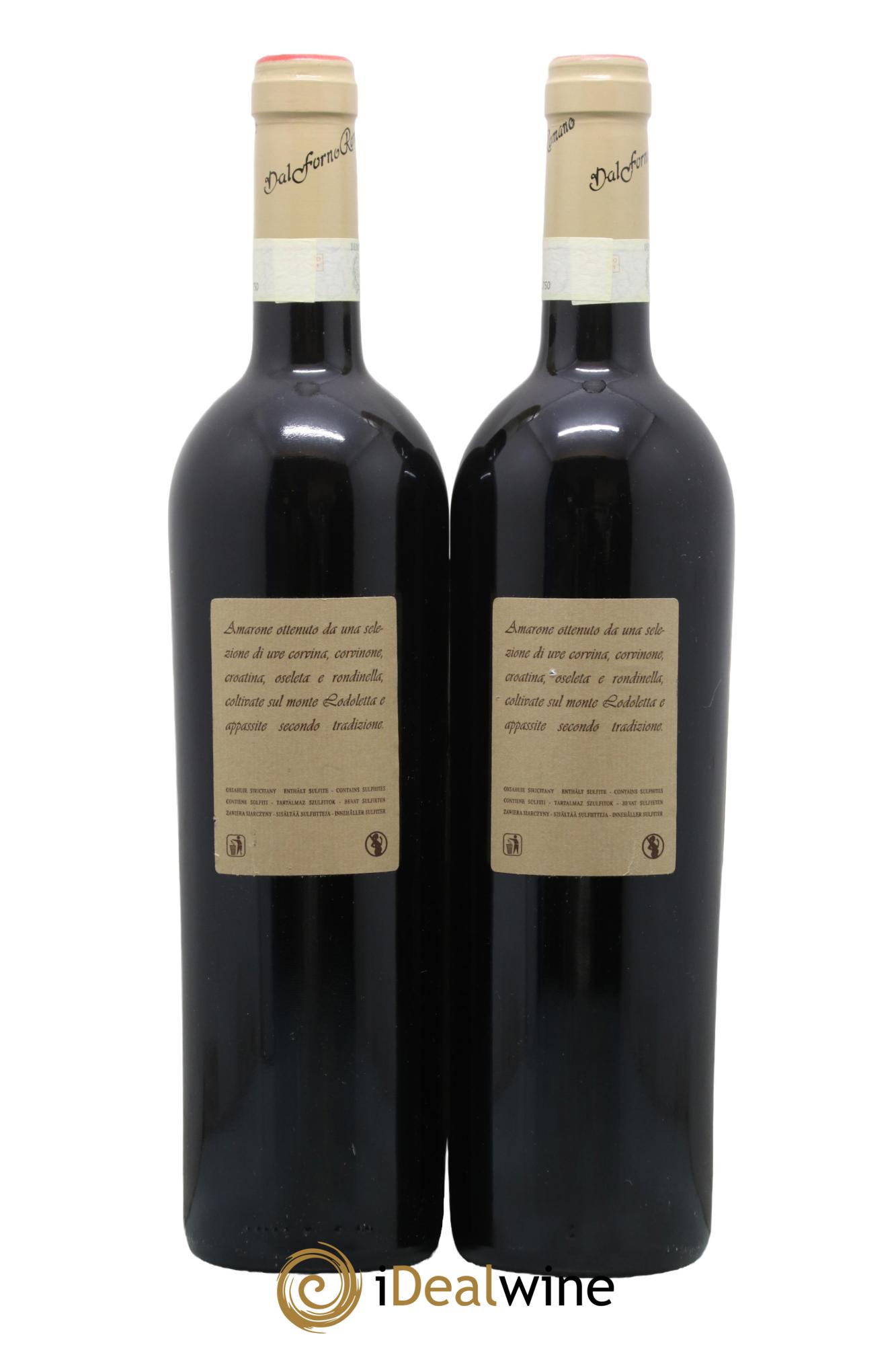 Amarone della Valpolicella DOCG Monte Lodoletta Dal Forno Romano 2006 - Lot de 2 bouteilles - 1
