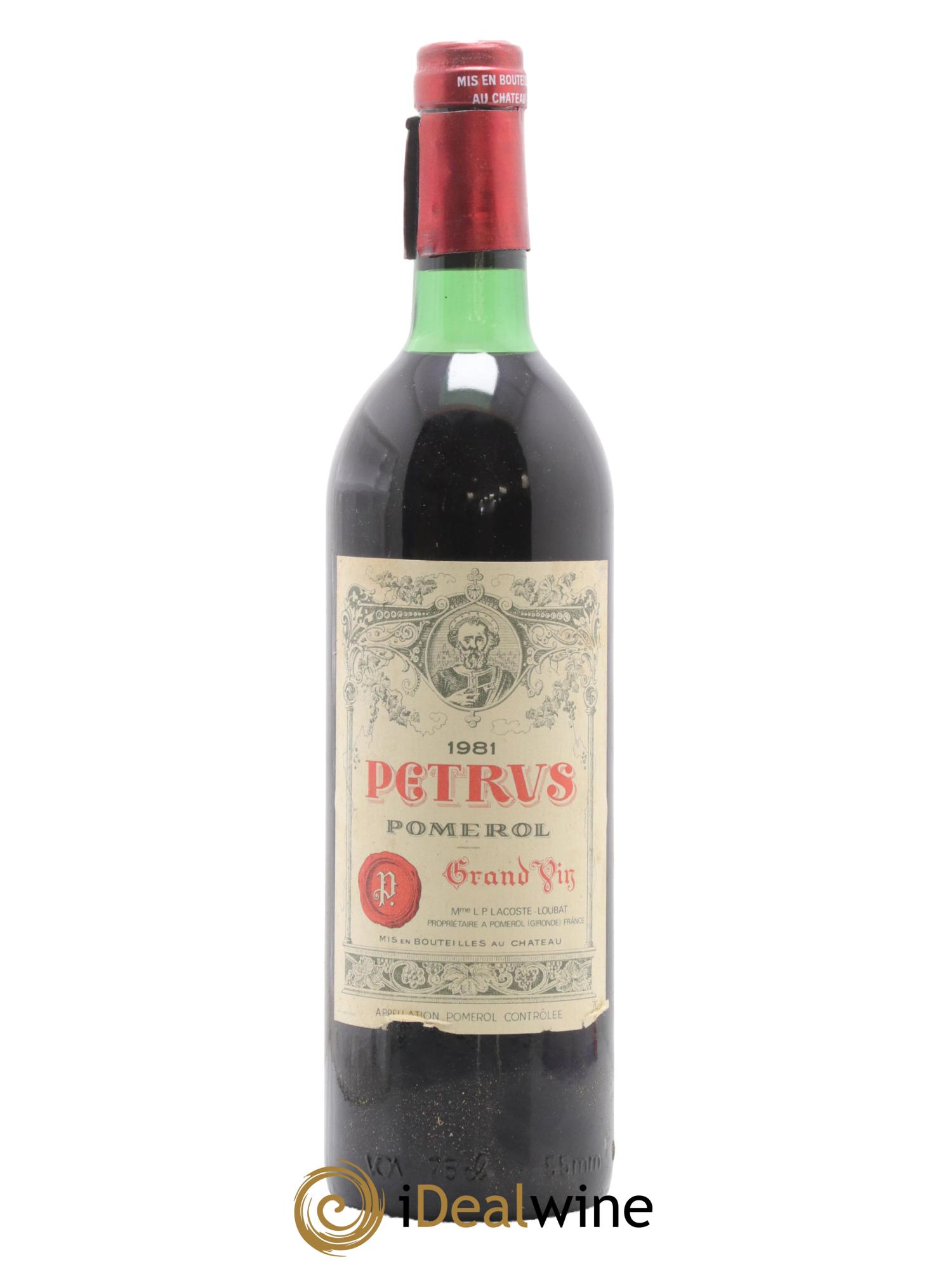 Petrus 1981 - Lot de 1 bouteille - 0