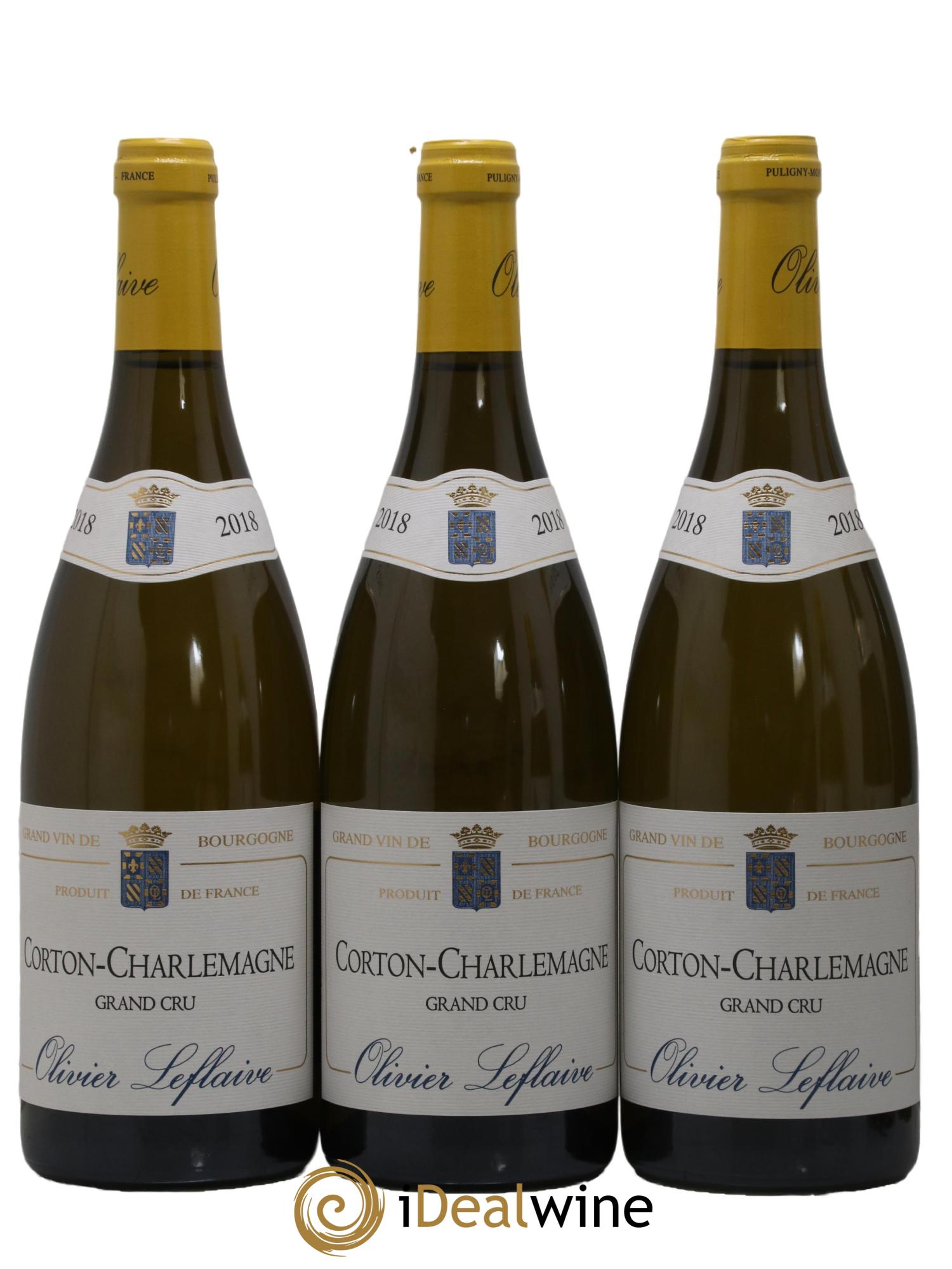 Corton-Charlemagne Grand Cru Olivier Leflaive 2018 - Lot de 6 bouteilles - 1