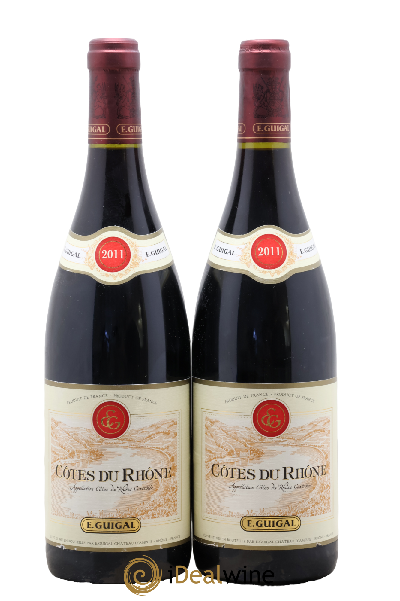 Côtes-du-Rhône Guigal 2011 - Lote de 2 botellas - 0