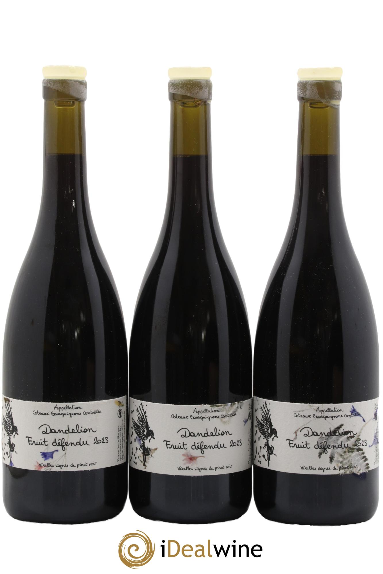 Coteaux Bourguignons Fruit Défendu Dandelion (Domaine) Fruit Défendu Dandelion 2023 - Lot de 3 bouteilles - 0