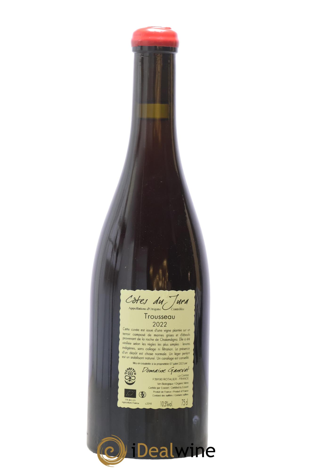 Côtes du Jura Plein Sud Jean-François Ganevat (Domaine) 2022 - Lot of 1 bottle - 1