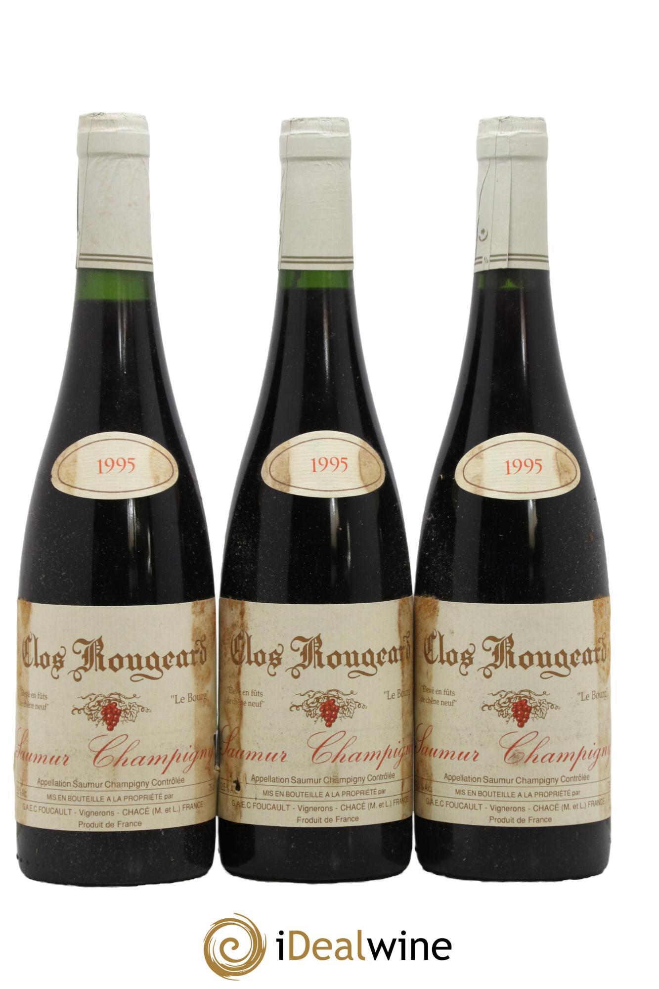 Saumur-Champigny Le Bourg Clos Rougeard  1995 - Lot de 12 bouteilles - 4