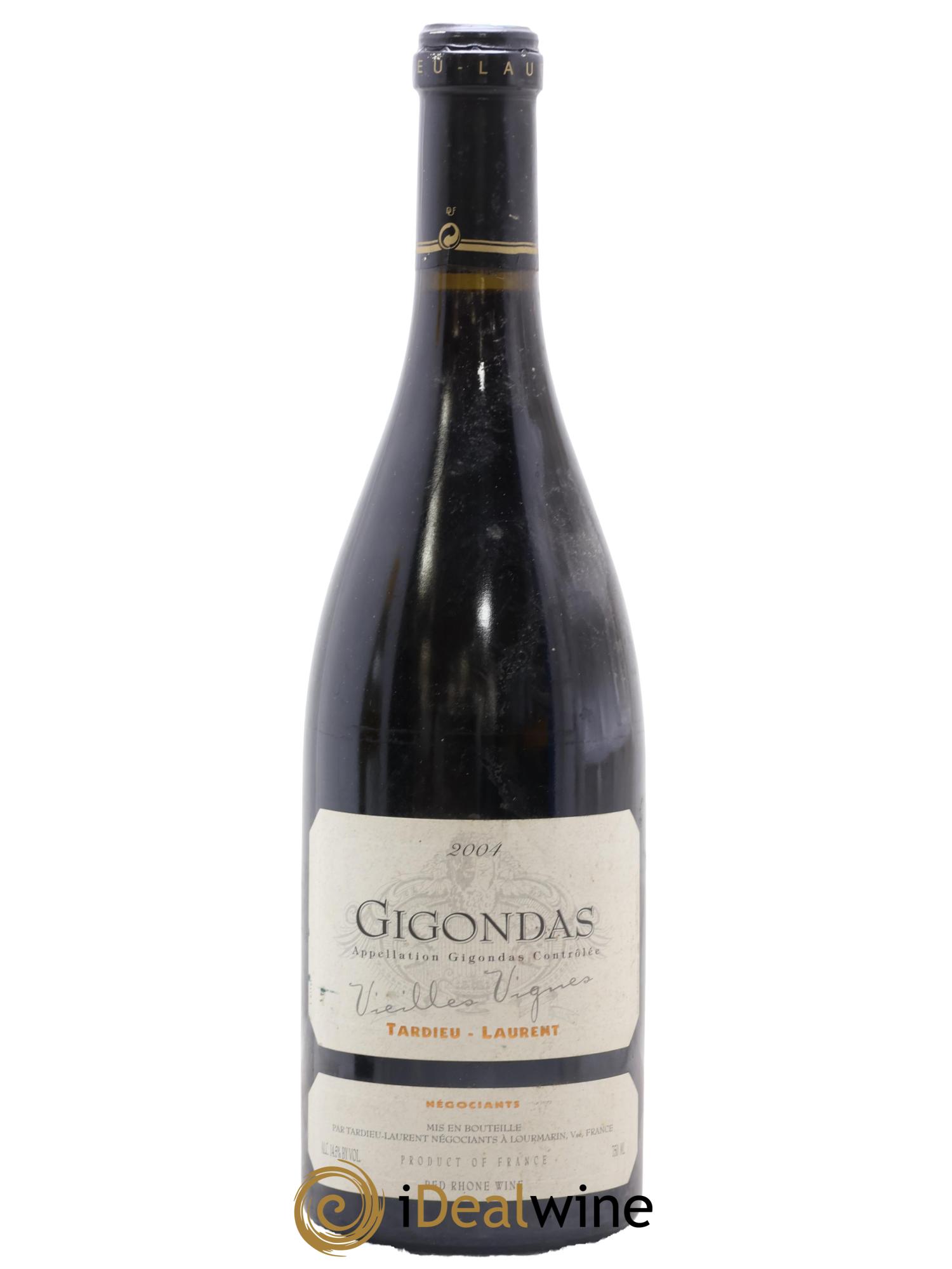 Gigondas Vieilles Vignes Tardieu Laurent 2004 - Posten von 1 Flasche - 0