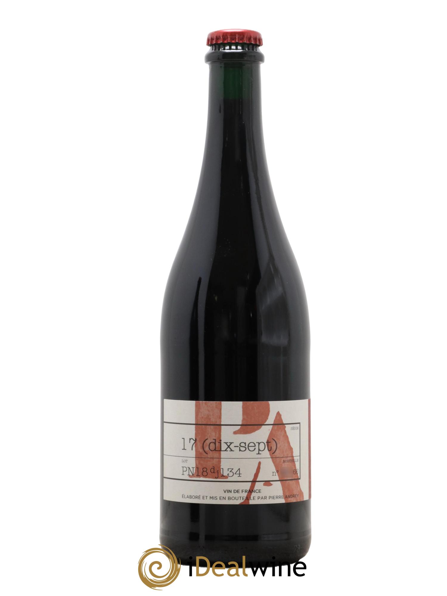 Vin de France Verba Pampinea Pinot Noir Florence Bouleaux et Pierre Andrey 2017 - Lot de 1 bouteille - 0