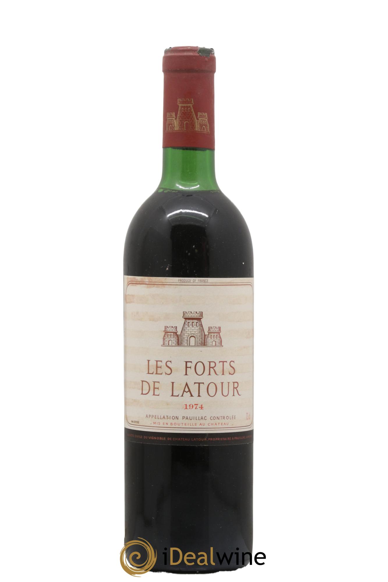Les Forts de Latour Second Vin 1974 - Lot of 1 bottle - 0