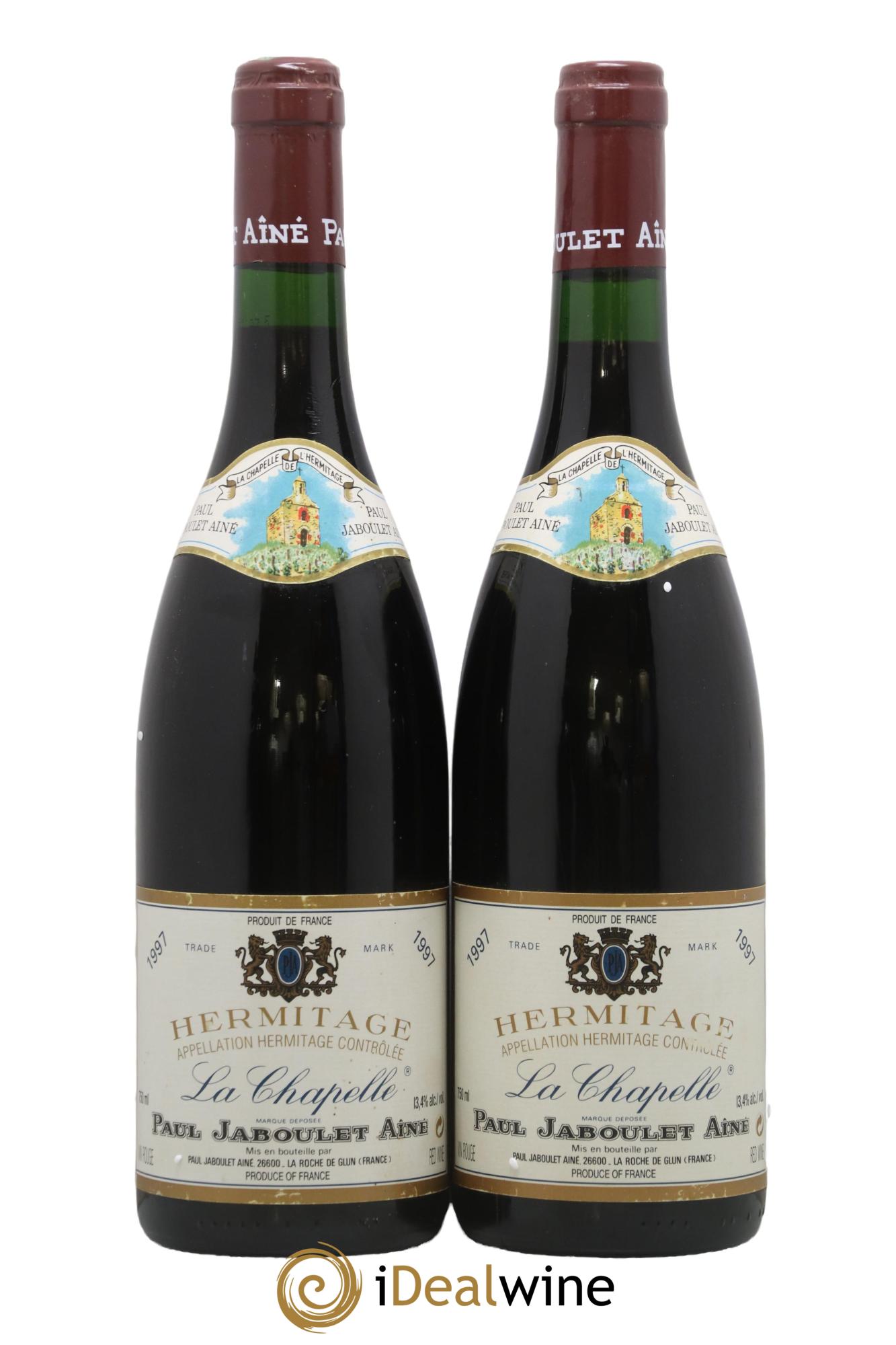 Hermitage La Chapelle Paul Jaboulet Ainé 1997 - Lot de 2 bouteilles - 0