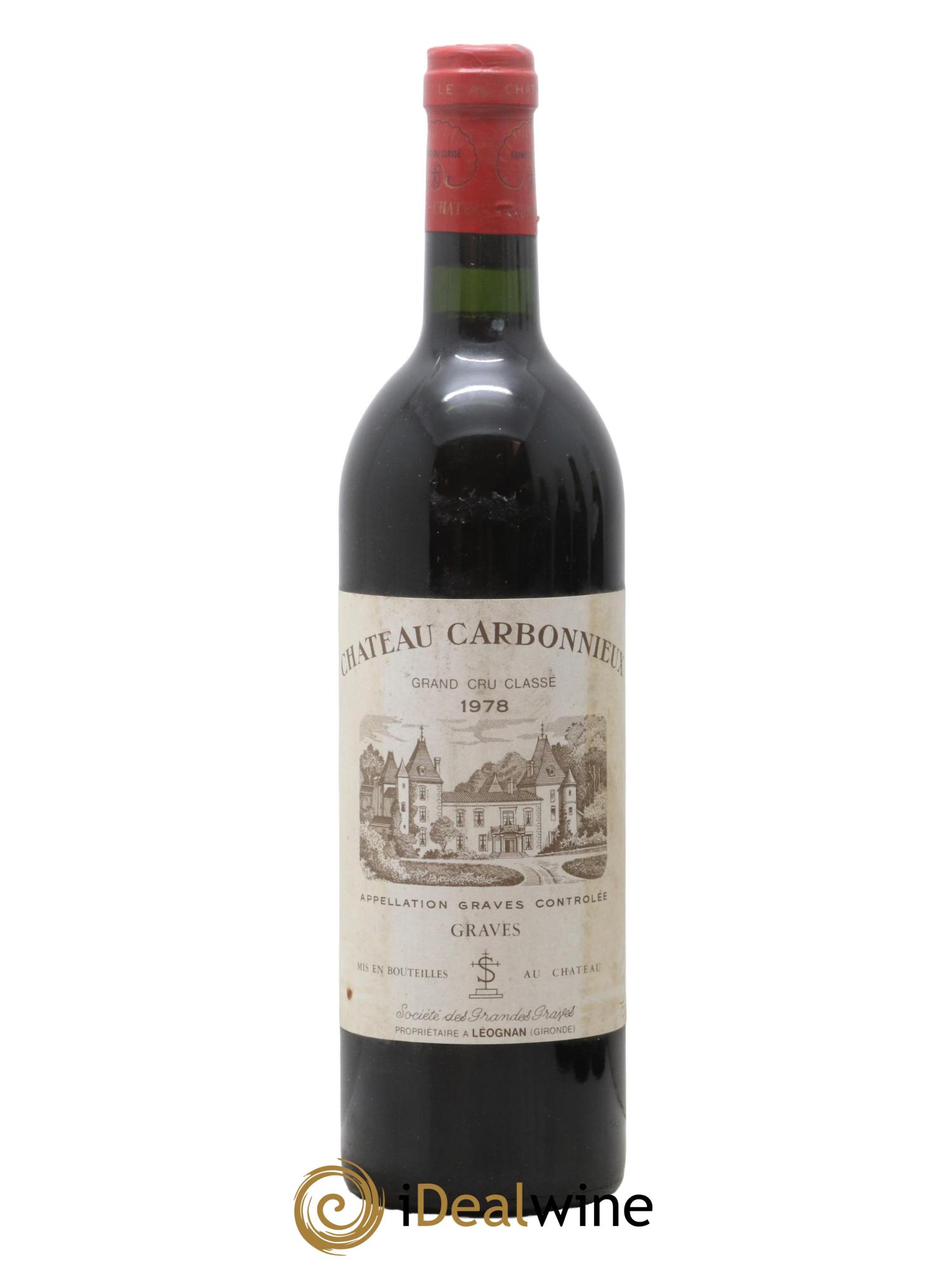 Château Carbonnieux Cru Classé de Graves 1978 - Lot de 1 bouteille - 0