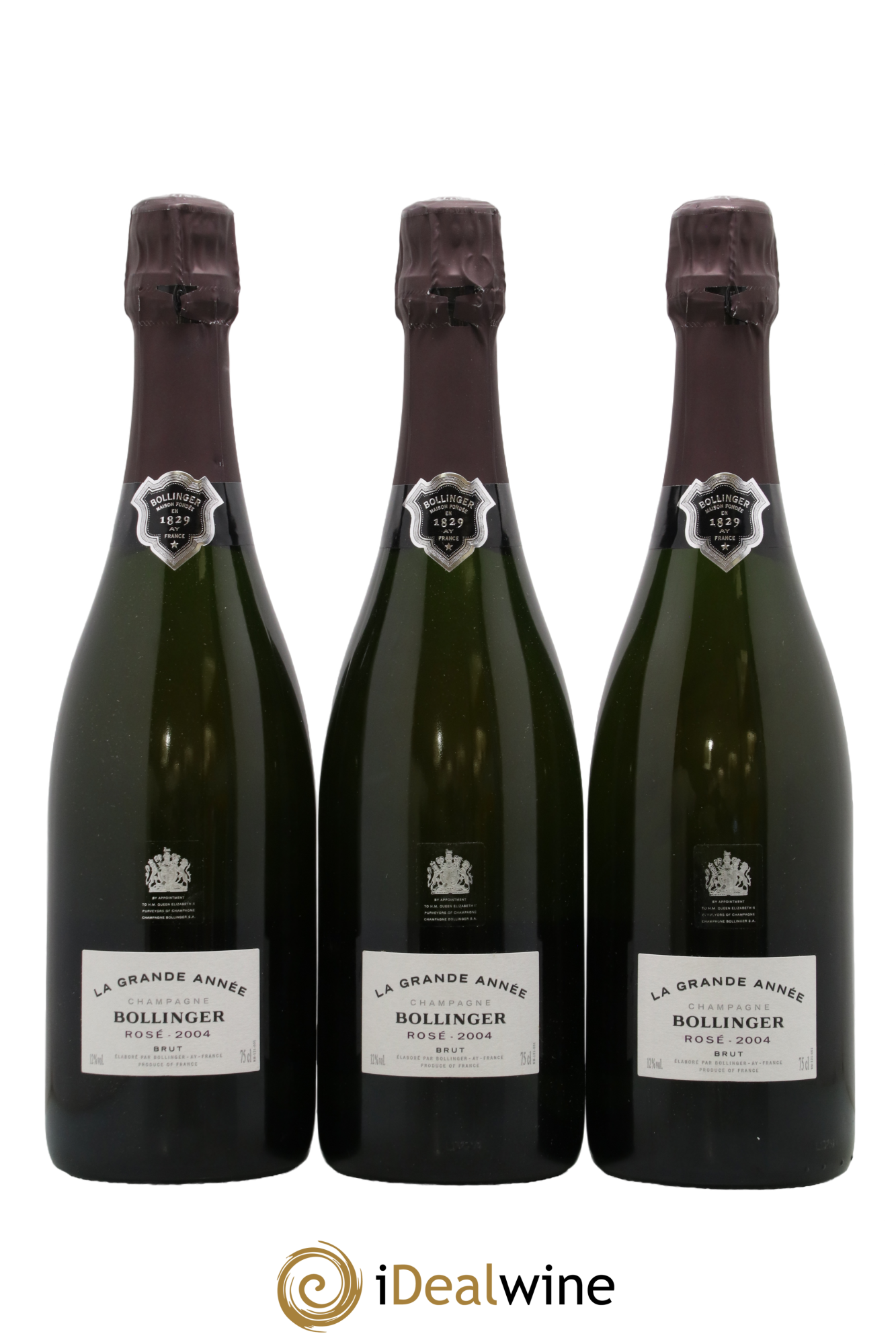 Grande Année Brut Bollinger 2004 - Posten von 3 Flaschen - 0
