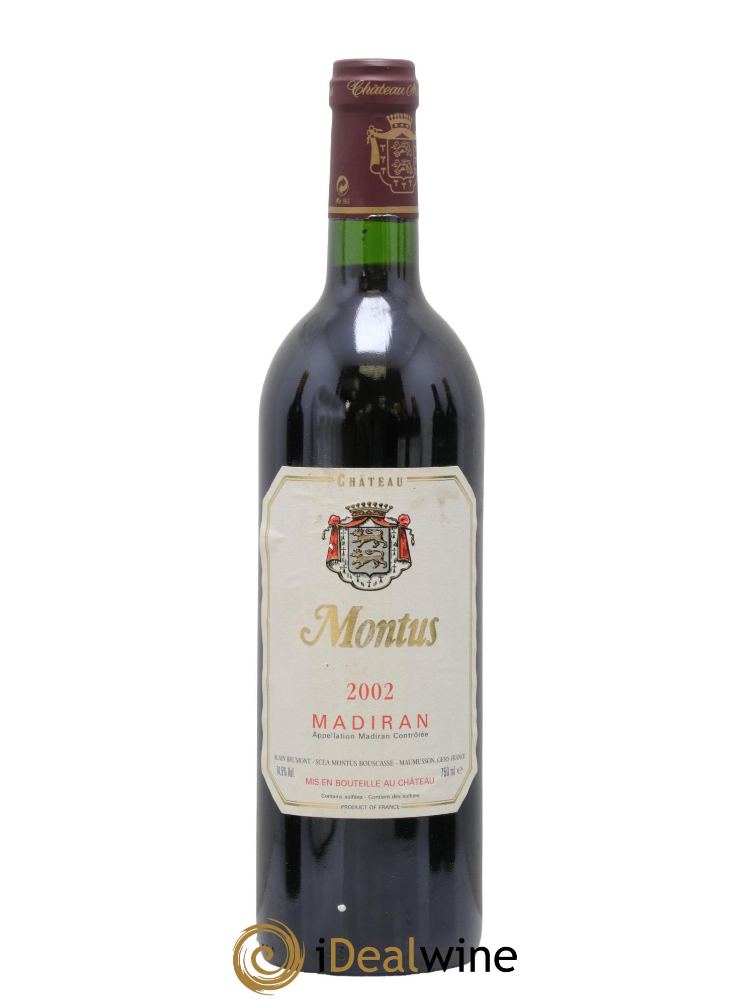 Madiran Château Montus Alain Brumont 2002 - Lot of 1 bottle - 0
