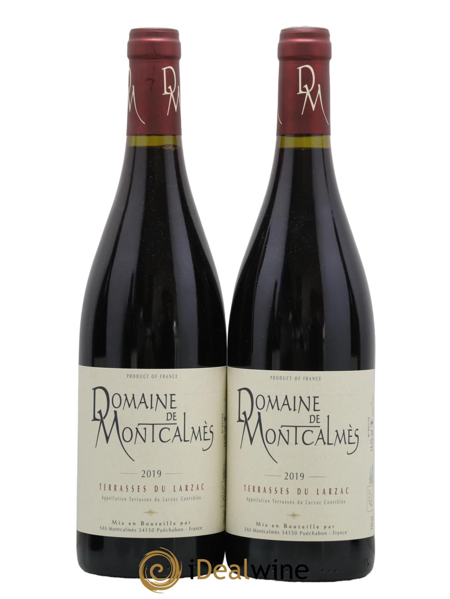Terrasses du Larzac Domaine de Montcalmès Frédéric Pourtalié 2019 - Lot de 2 bouteilles - 0