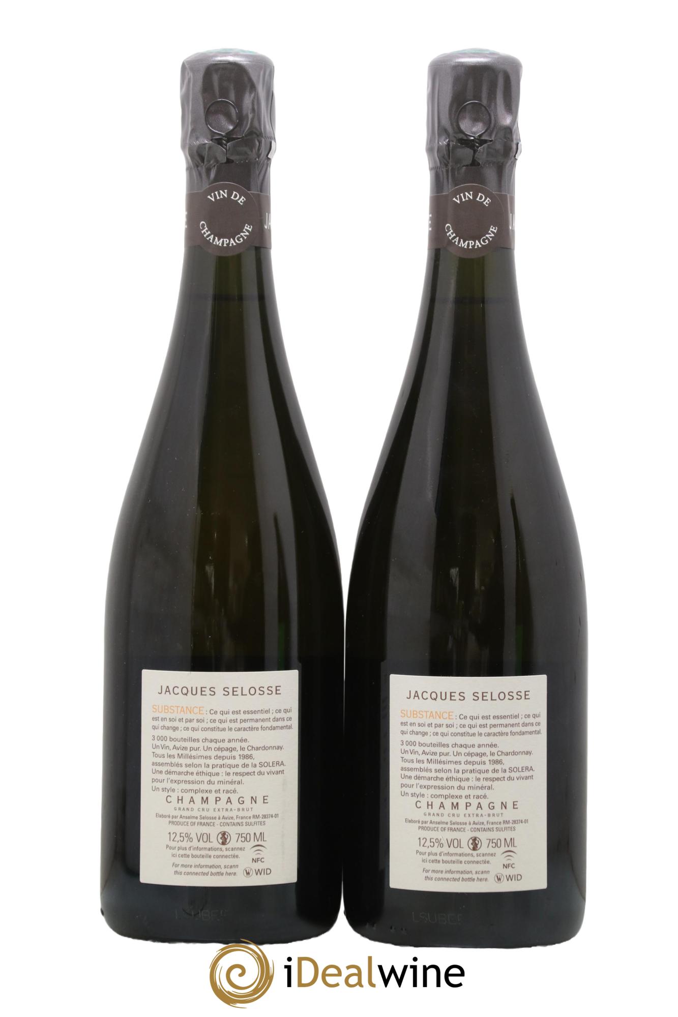 Substance Jacques Selosse - Lotto di 2 bottiglie - 1