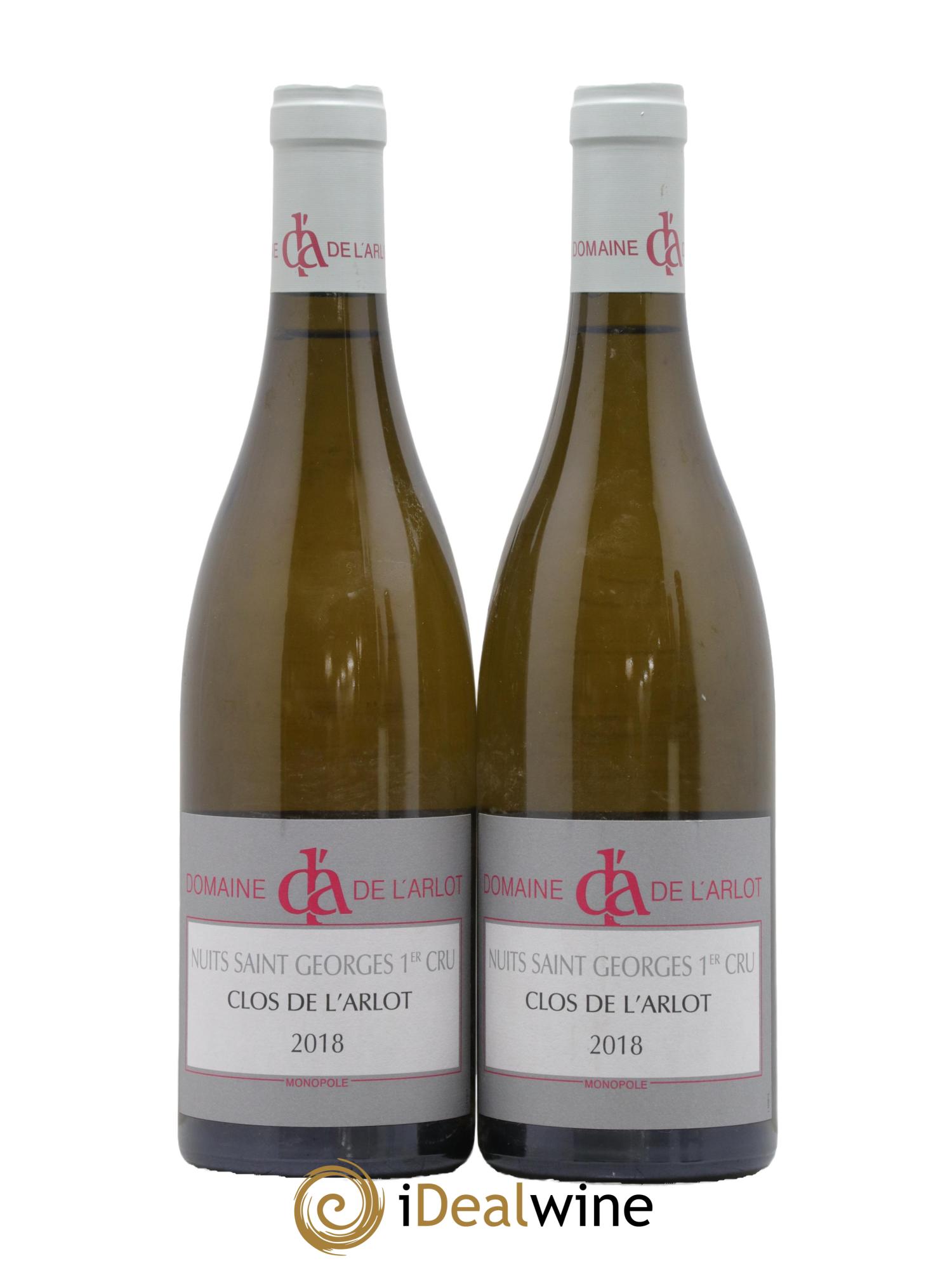 Nuits-Saint-Georges 1er Cru Clos de l'Arlot Domaine de l'Arlot 2018 - Lot de 2 bouteilles - 0