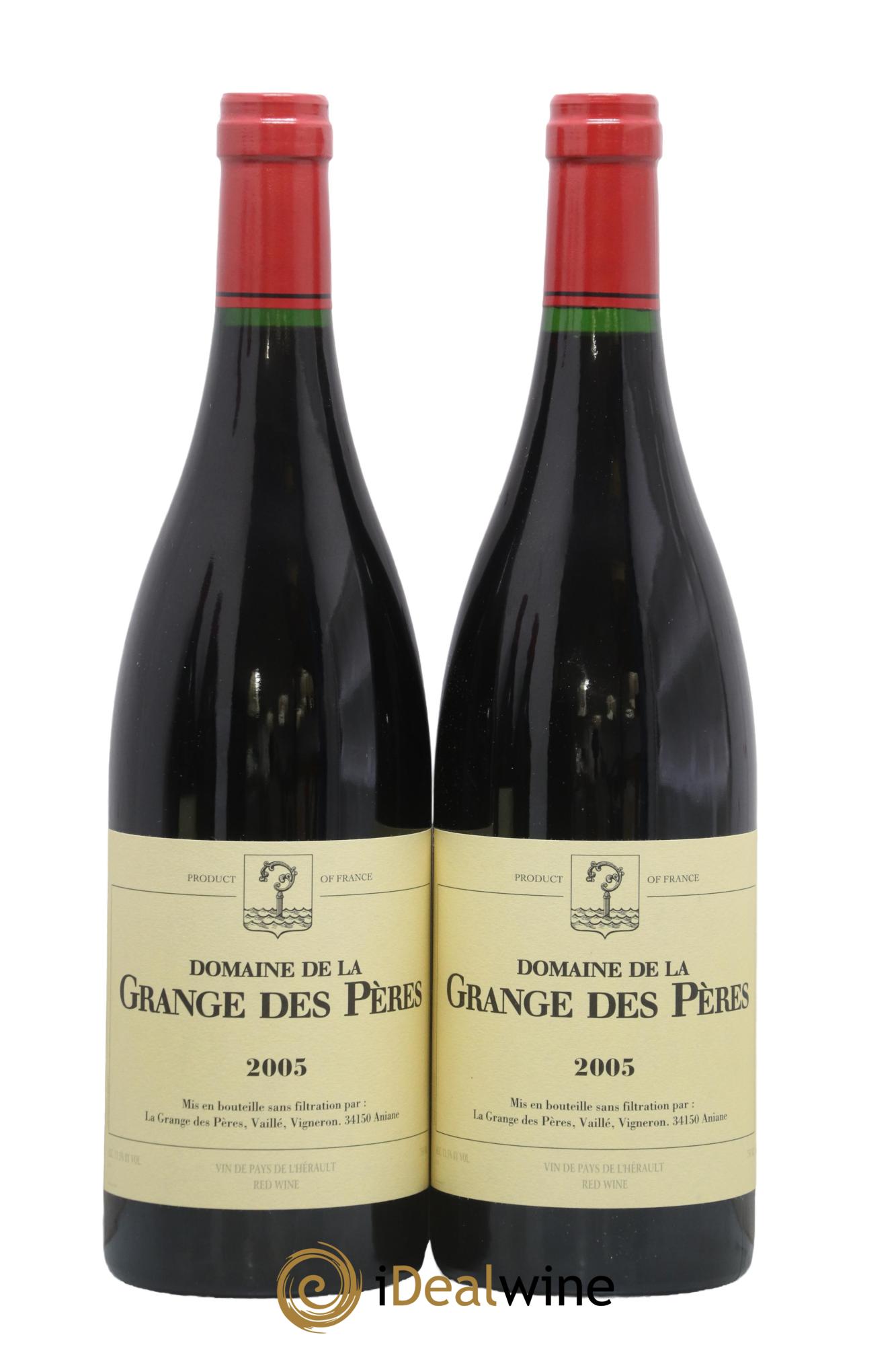 Pays d'Hérault Grange des Pères Laurent Vaillé 2005 - Lot de 2 bouteilles - 0
