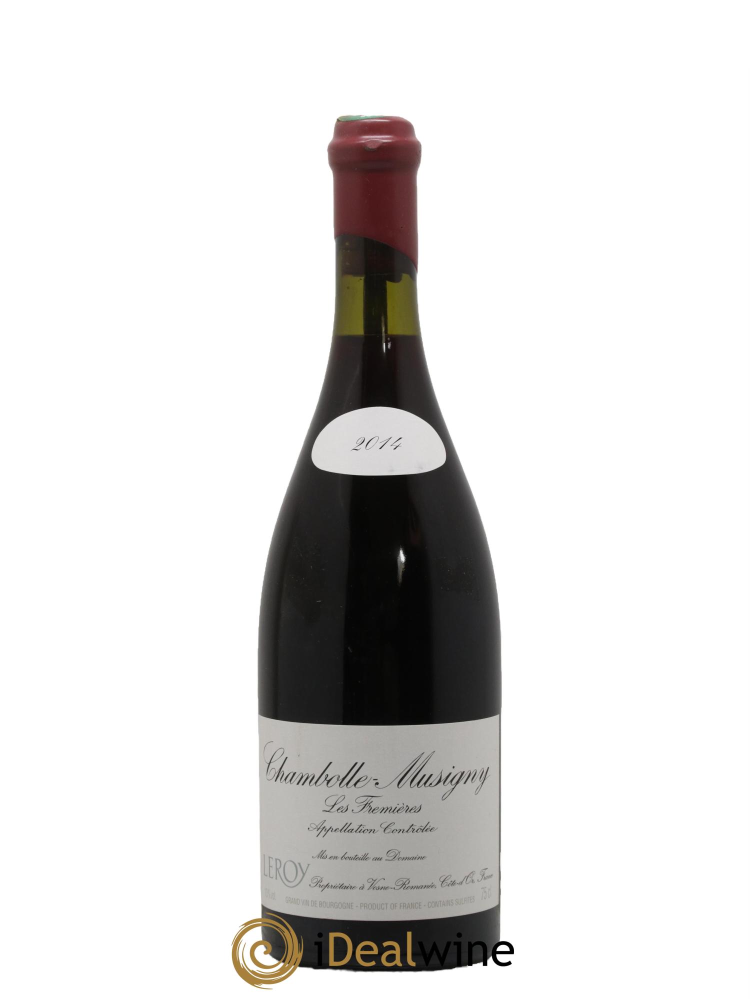 Chambolle-Musigny Les Fremières Leroy (Domaine) 2014 - Lot de 1 bouteille - 0