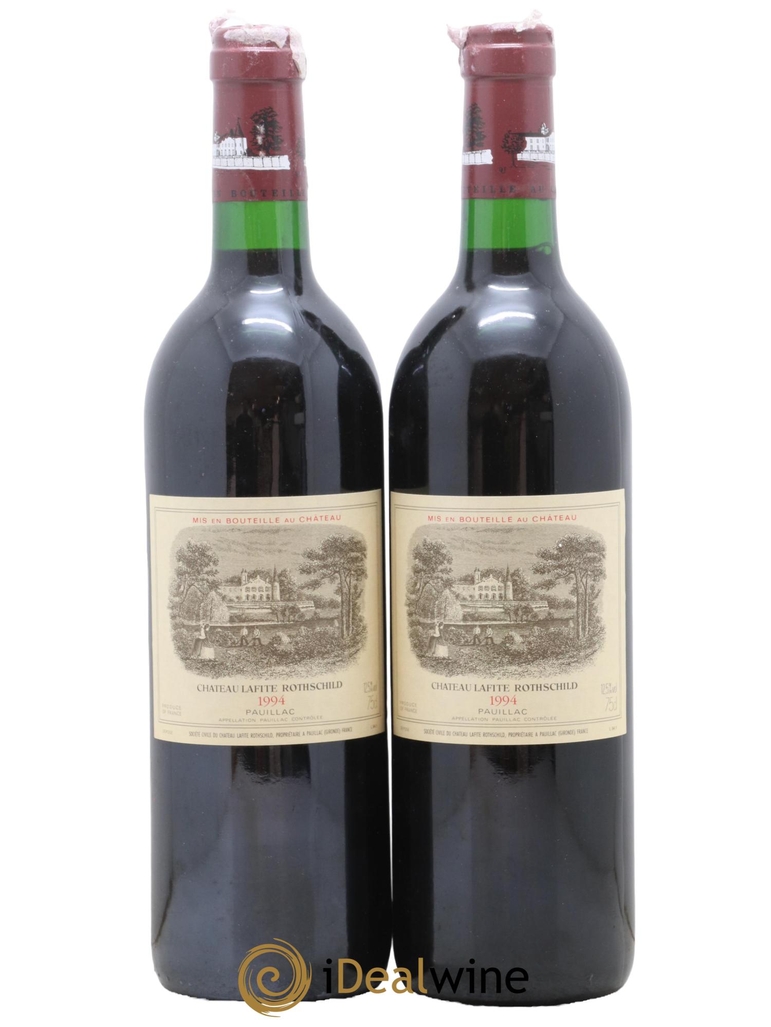 Château Lafite Rothschild 1er Grand Cru Classé 1994 - Lot de 2 bouteilles - 0