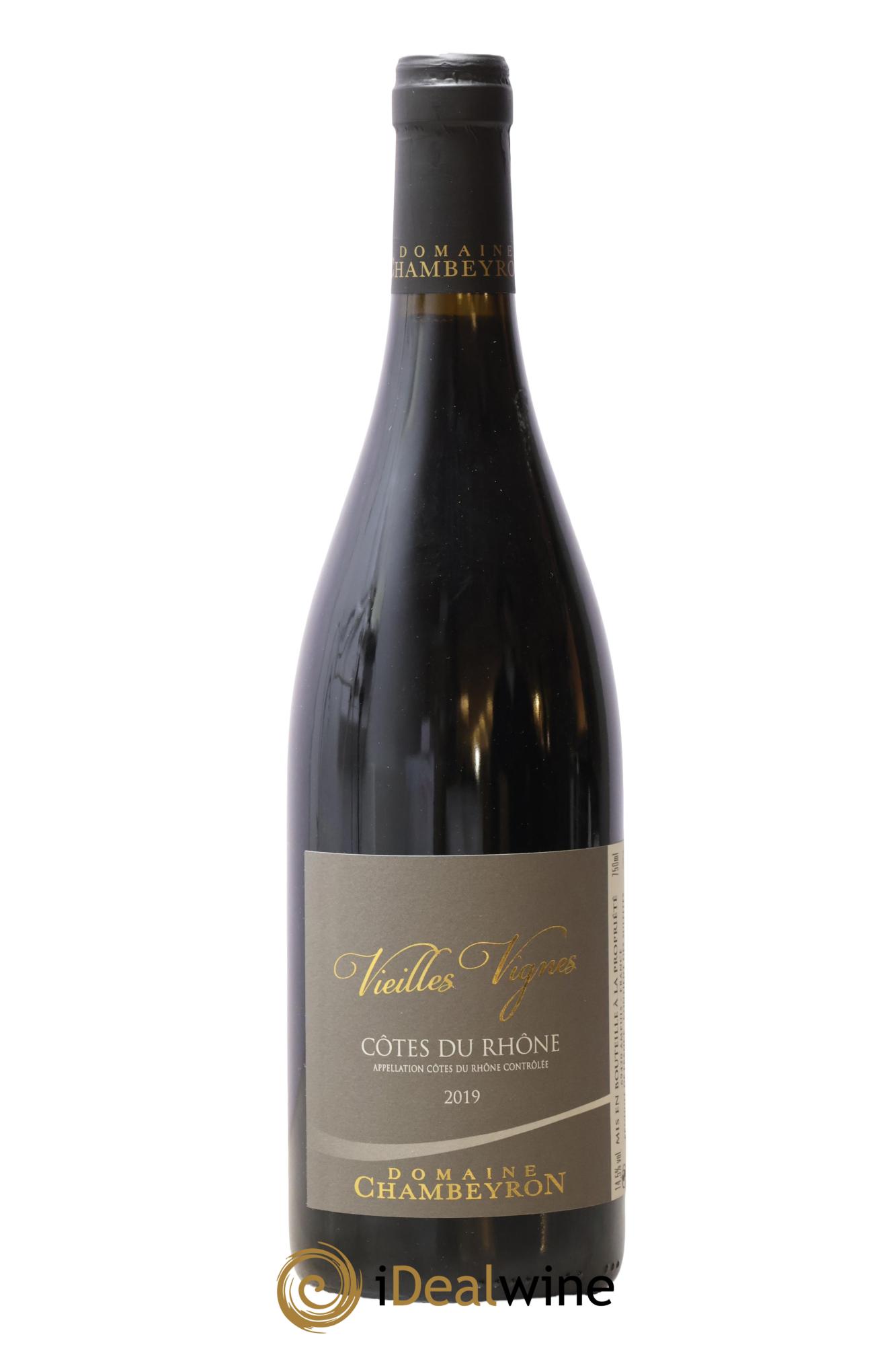 Côtes-du-Rhône Vieilles Vignes Domaine Chambeyron 2019 - Lot de 1 bouteille - 0