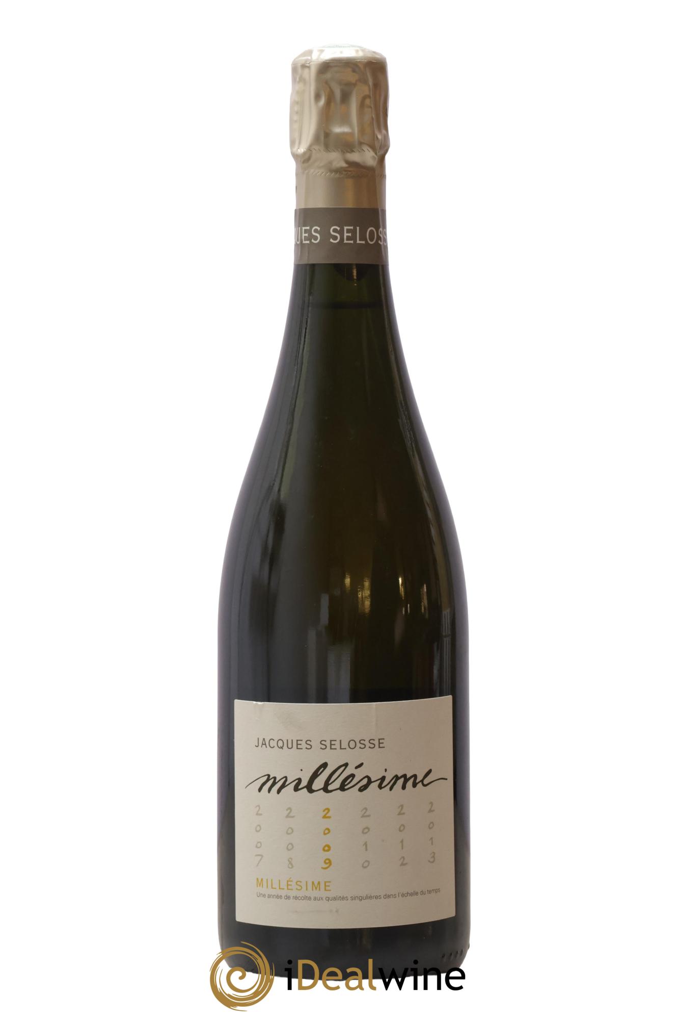 1er Cru Millésimé Extra-Brut Jacques Selosse 2009 - Lot de 1 bouteille - 0