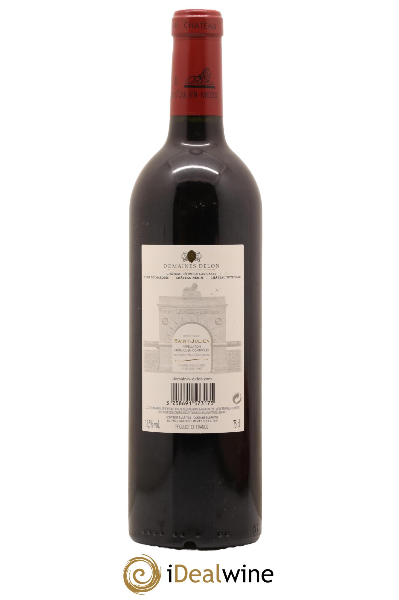 Château Léoville Las Cases 2ème Grand Cru Classé 2016 - Lot de 1 bouteille - 1