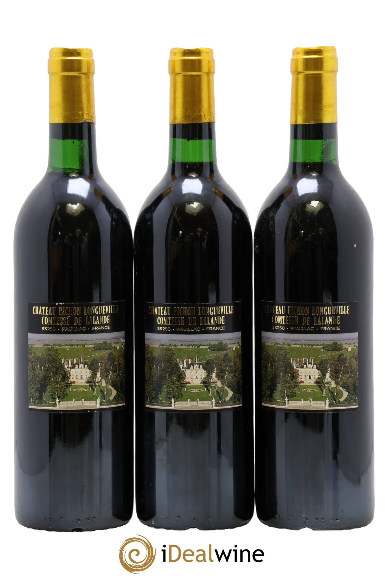 Château Pichon Longueville Comtesse de Lalande 2ème Grand Cru Classé 1989 - Lot de 3 bouteilles - 1