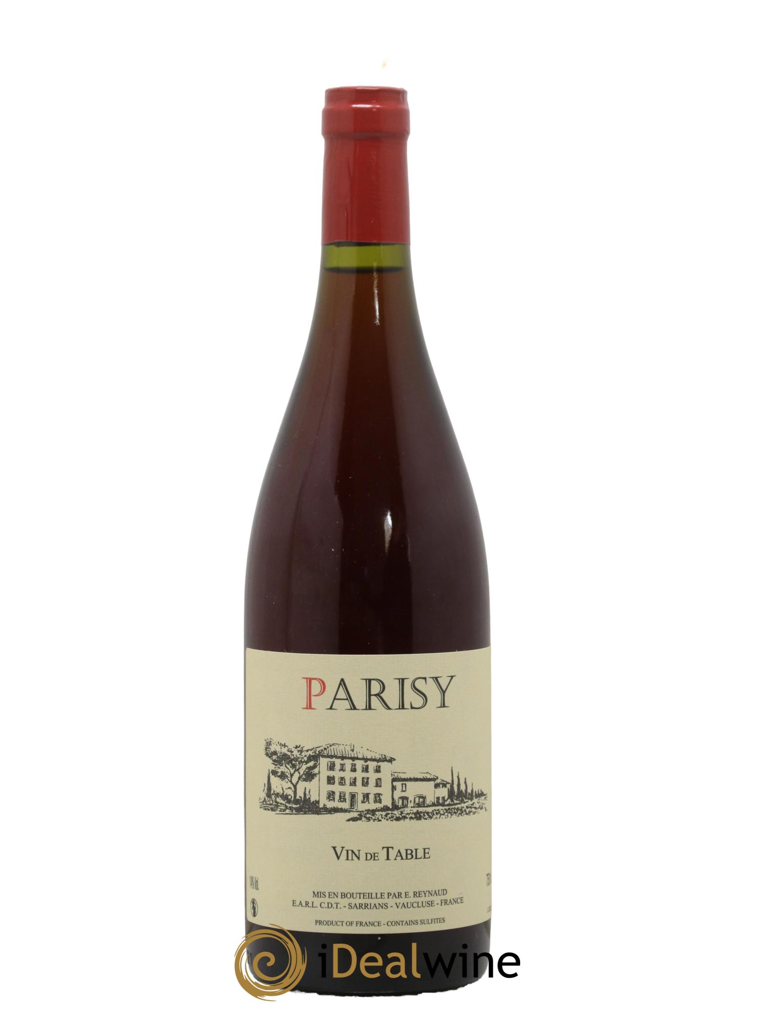 Vin de Table Parisy Emmanuel Reynaud - Posten von 1 Flasche - 0