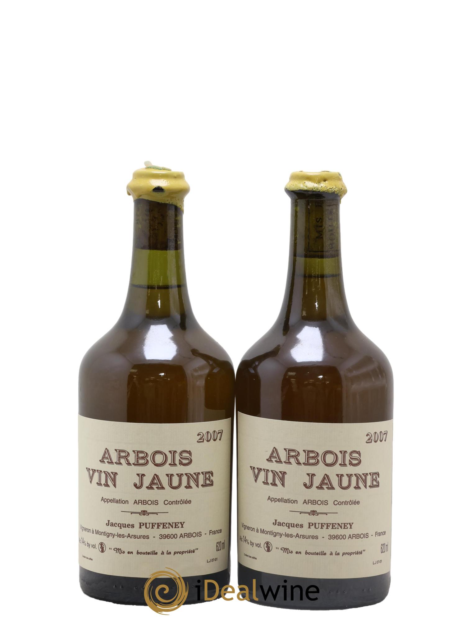 Arbois Vin Jaune Jacques Puffeney 2007 - Lot of 2 Clavelins - 0