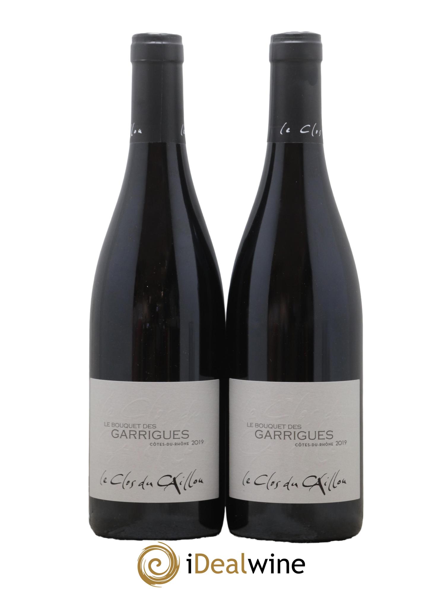 Côtes-du-Rhône Le Bouquet Des Garrigues Le Clos Caillou 2019 - Lot de 2 bouteilles - 0