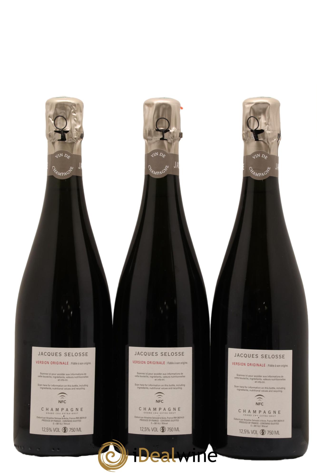 Version Originale Jacques Selosse - Lot de 3 bouteilles - 1