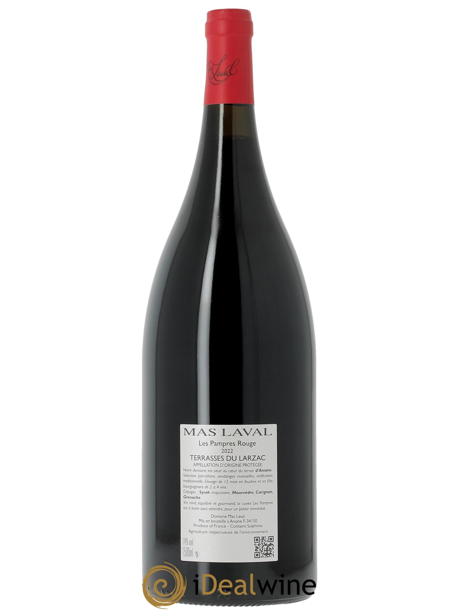 IGP Pays d'Hérault Mas Laval  Les Pampres Joël Laval  2022 - Posten von 1 Magnum - 1