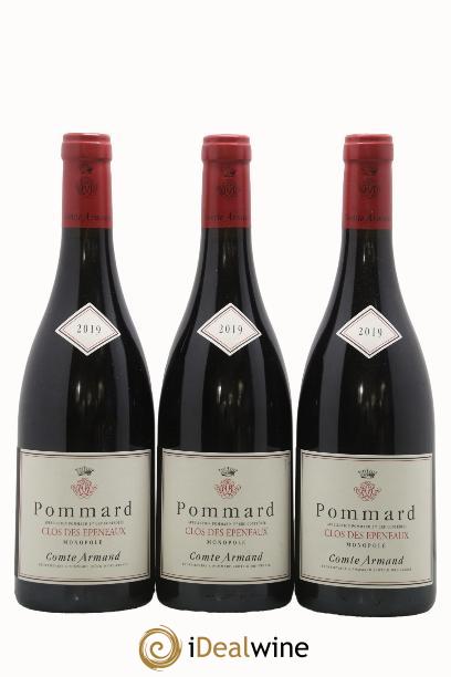 Pommard 1er Cru Clos des Epeneaux Comte Armand 2019 - Lot de 3 bouteilles - 0