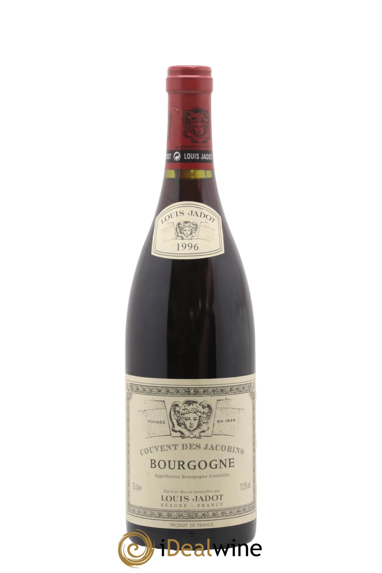 Bourgogne Couvent des Jacobins Louis Jadot 1996 - Lot de 1 bouteille - 0